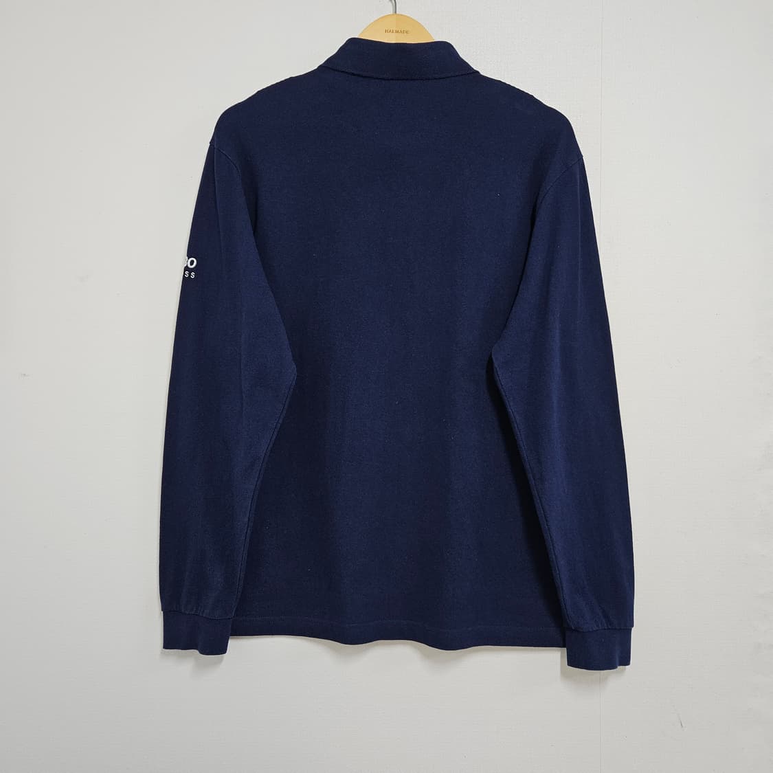 100 뉴발란스 X 보쉬 긴팔 카라티 네이비 상품이미지3