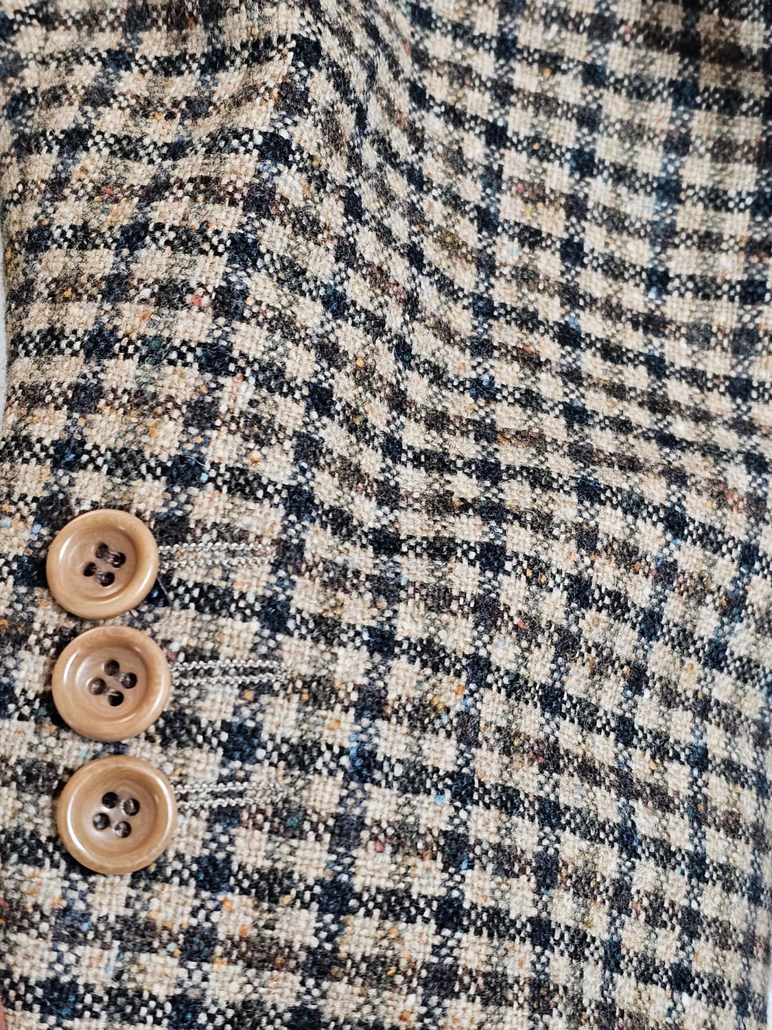 빈티지 이탈리아 80s 램스울 블레이저 XL 상품이미지5