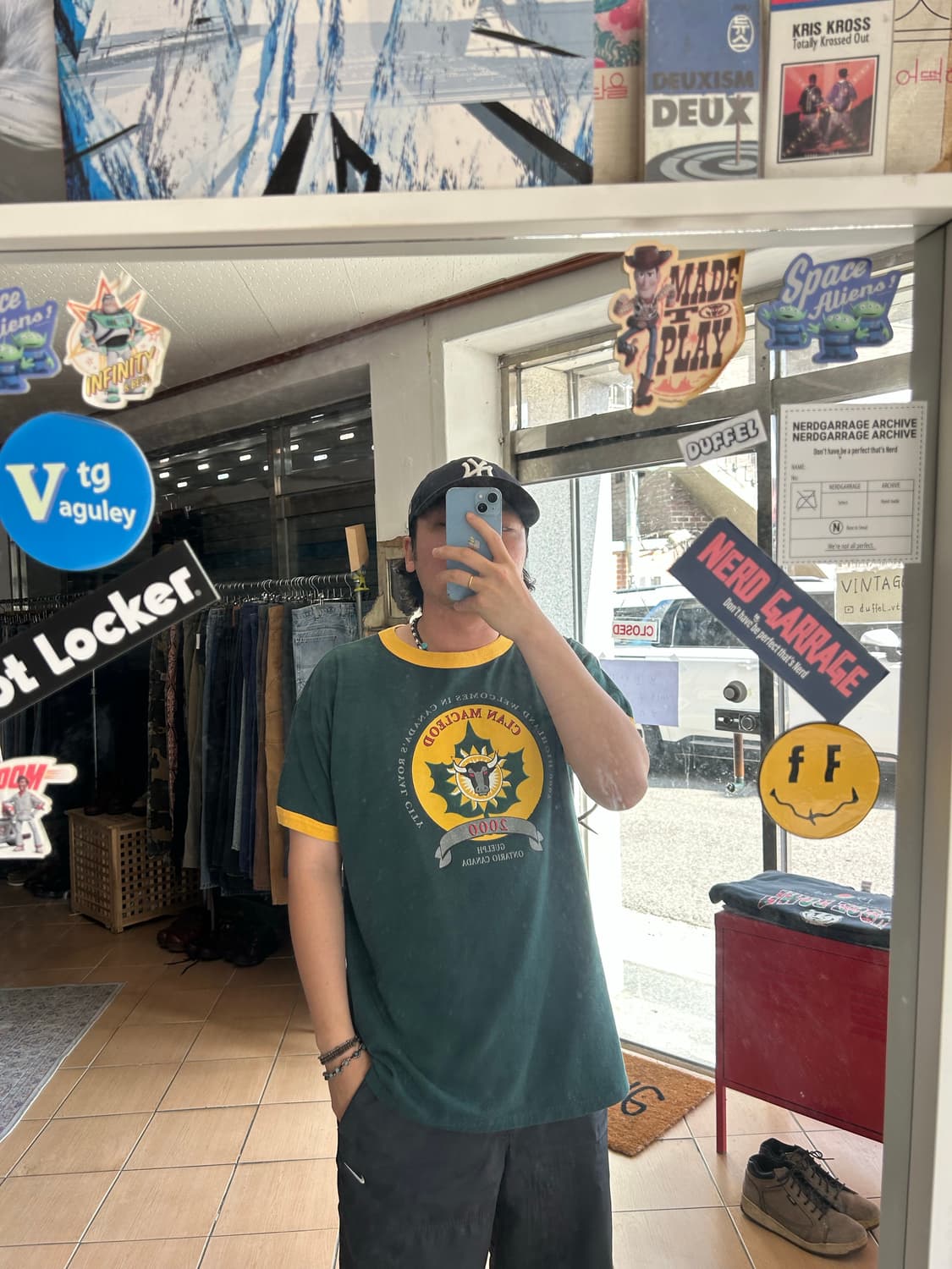 00‘s Clan macleod ringer Tee XL 상품이미지5