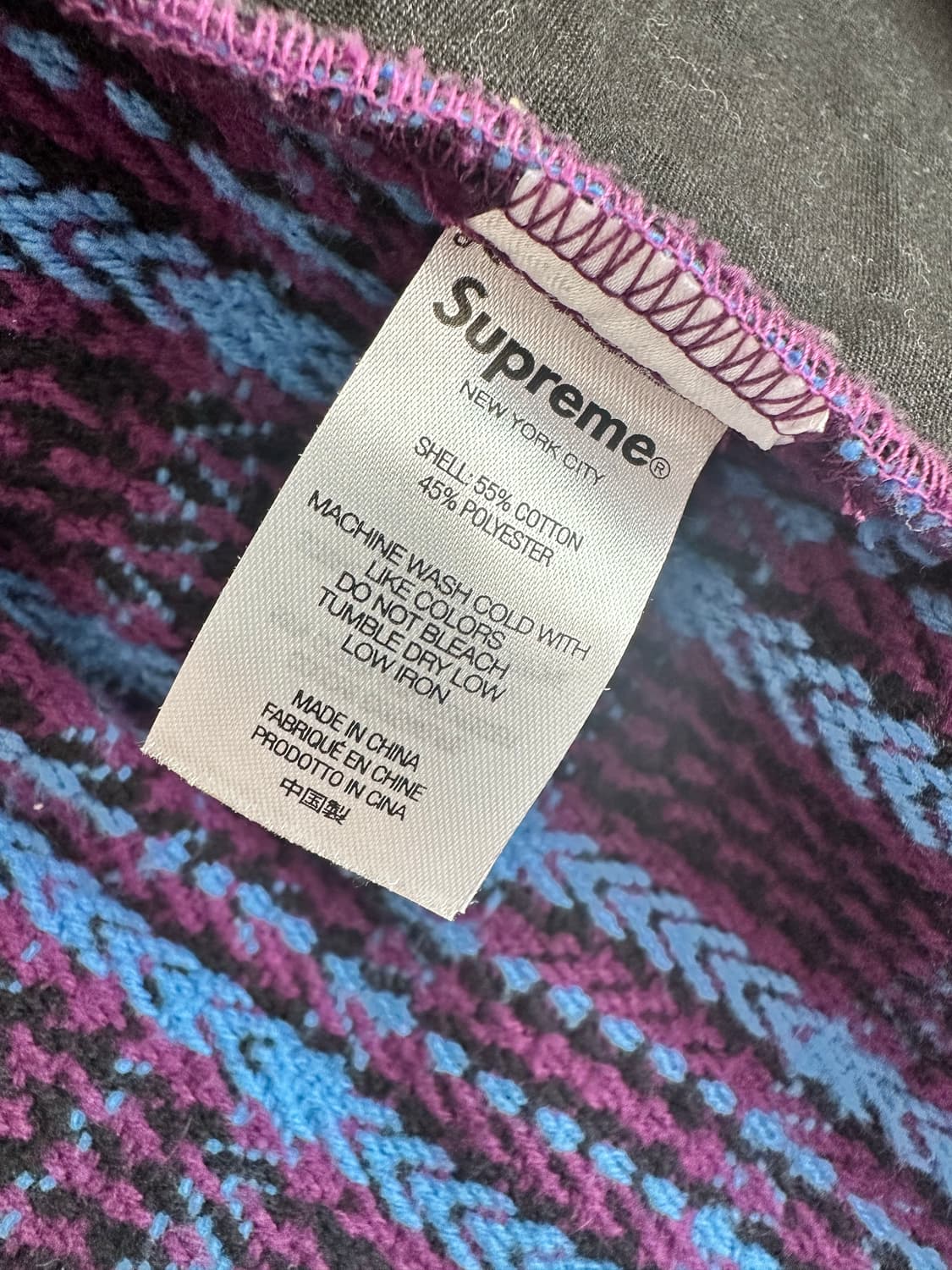 슈프림(Supreme) 22FW 헤비 플란넬 셔츠 다크 플럼 상품이미지5