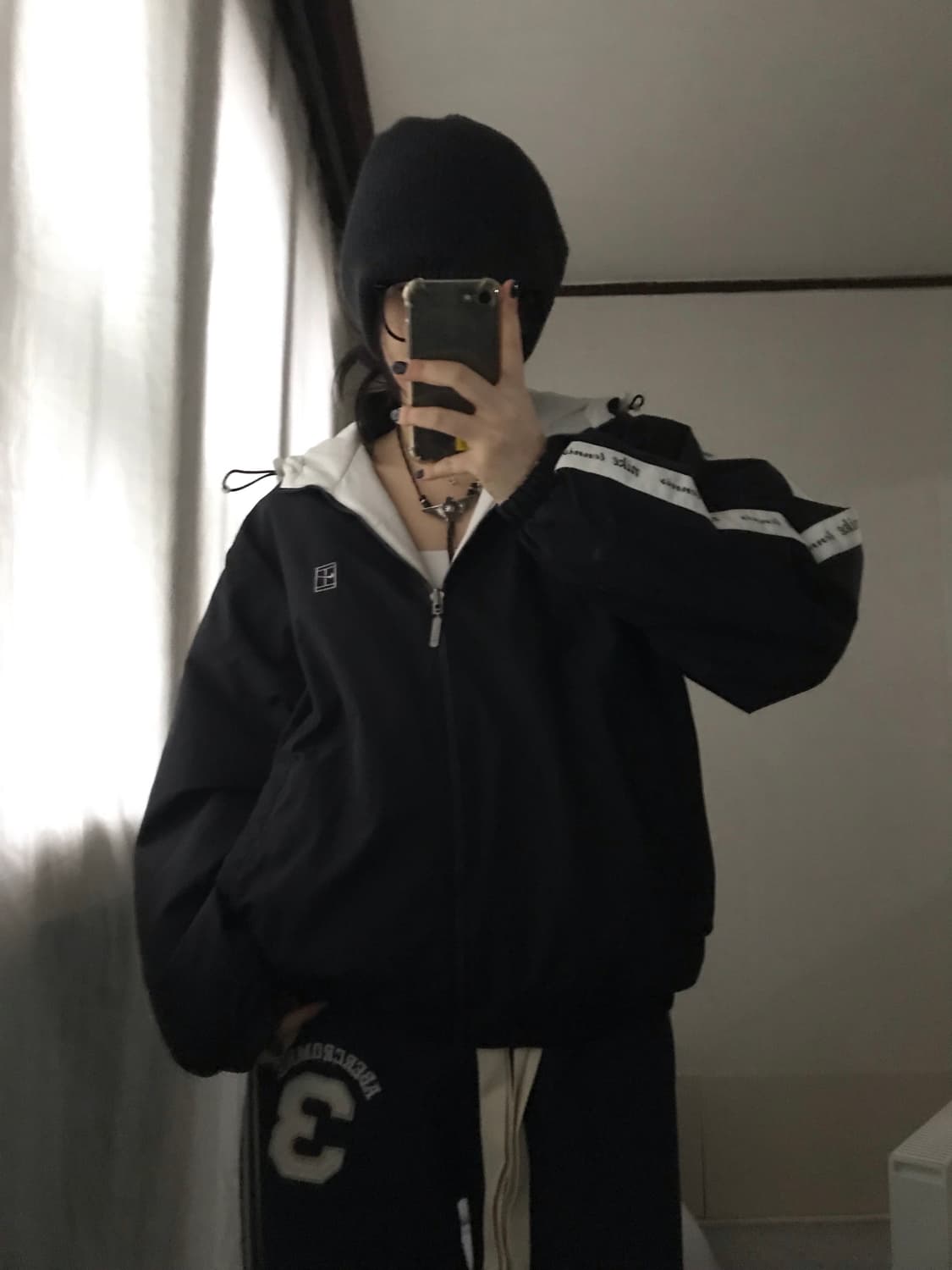 나이키 00s 검흰 리버시블 패딩 상품이미지5