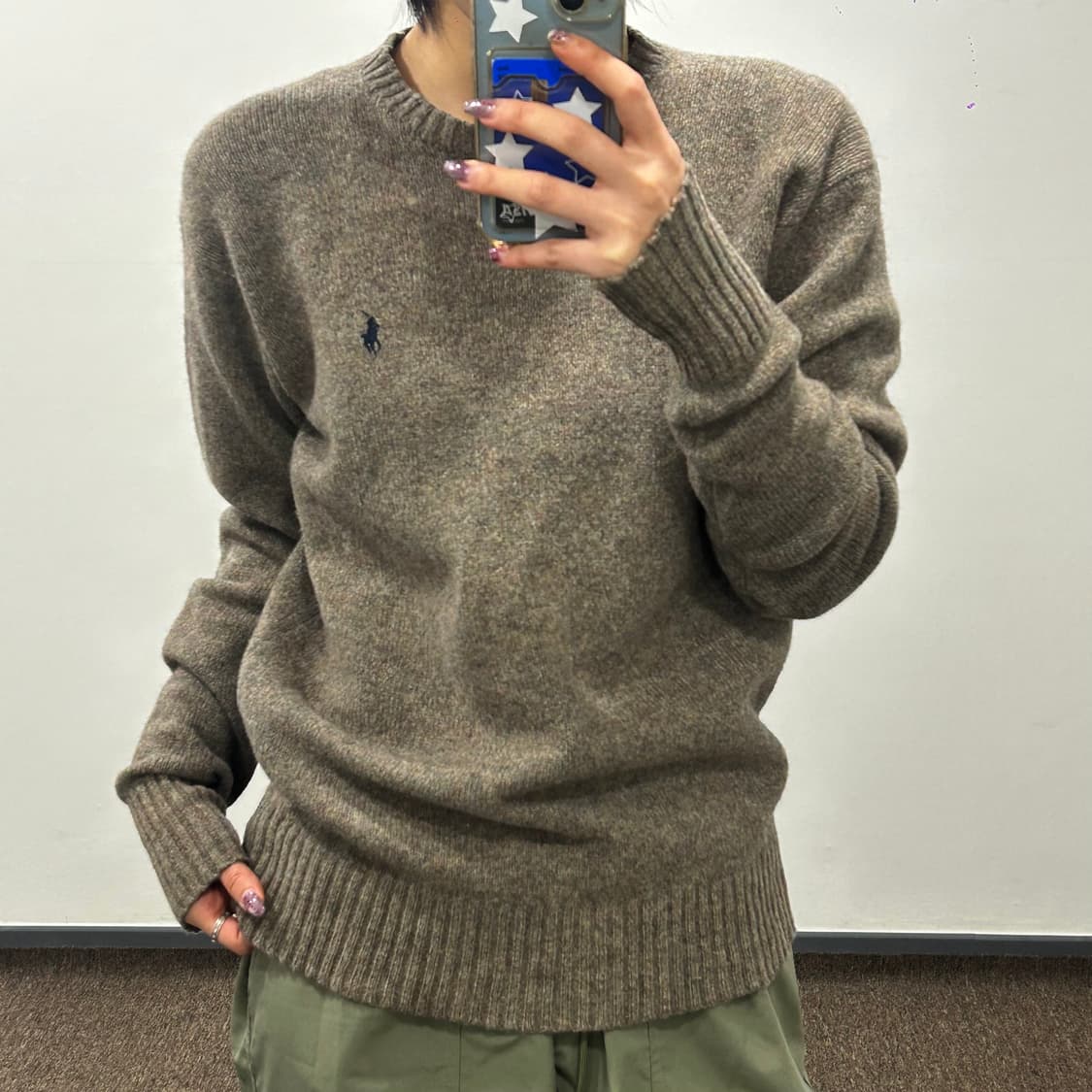 Polo 폴로 블랙포니 그레이베이지 니트 상품이미지2