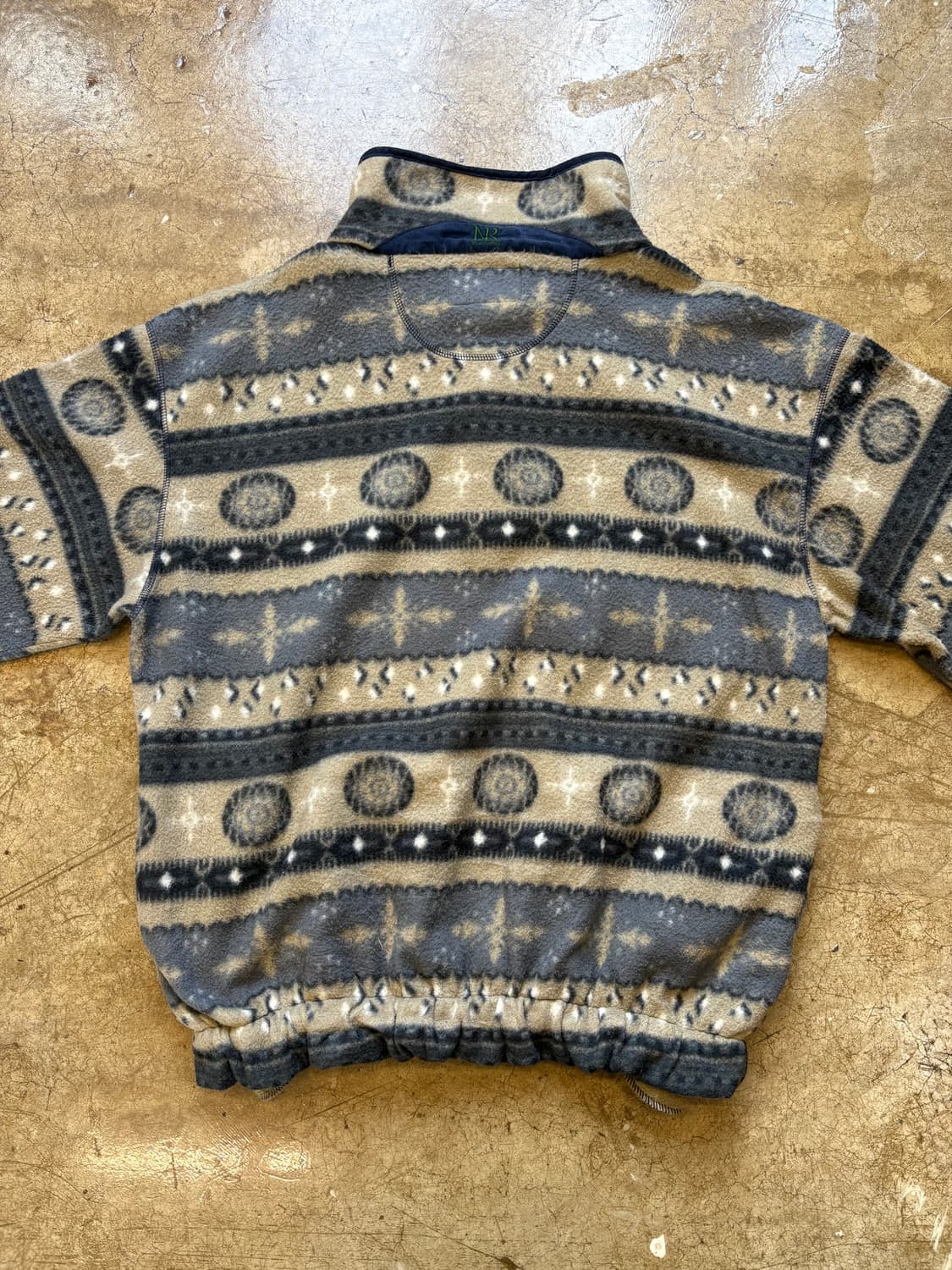 North River 빈티지 패턴 플리스 풀오버 상품이미지7