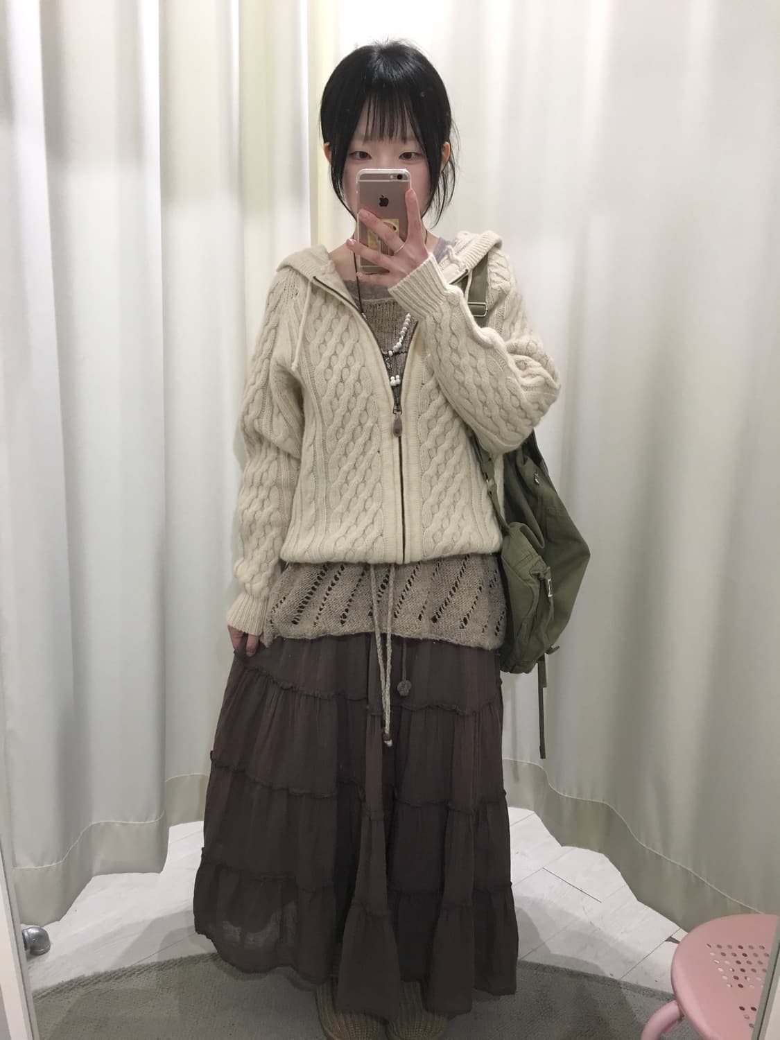 Made in nepal stripe mori vest 상품이미지4