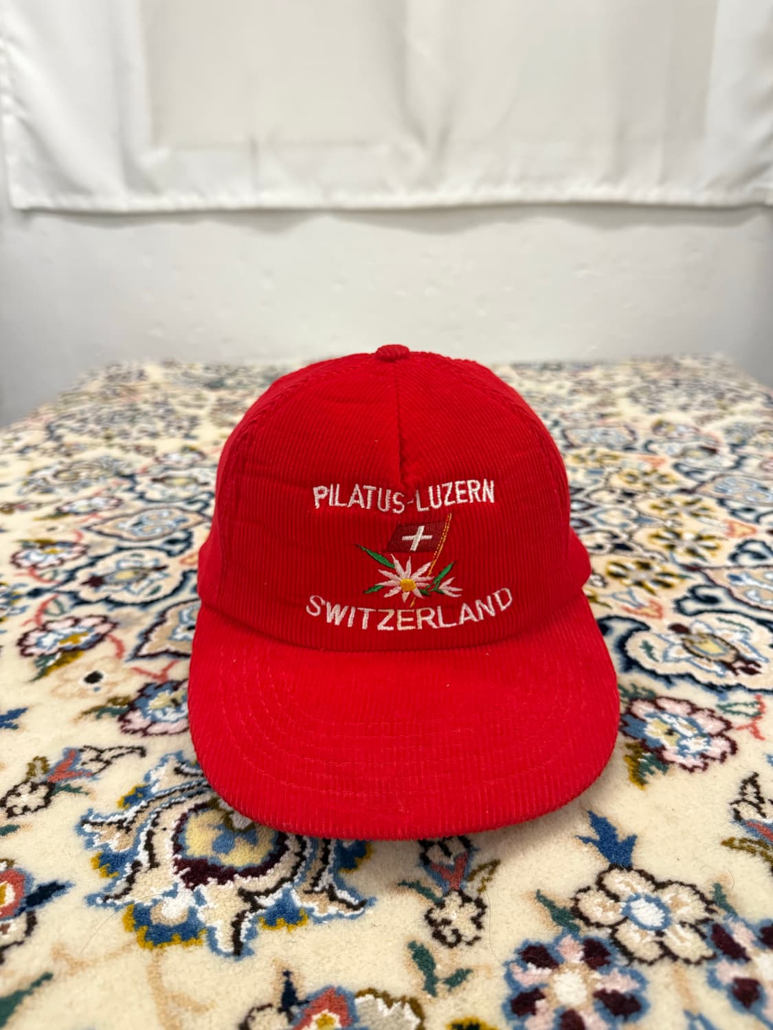 빈티지 코듀로이 자수캡 상품이미지1