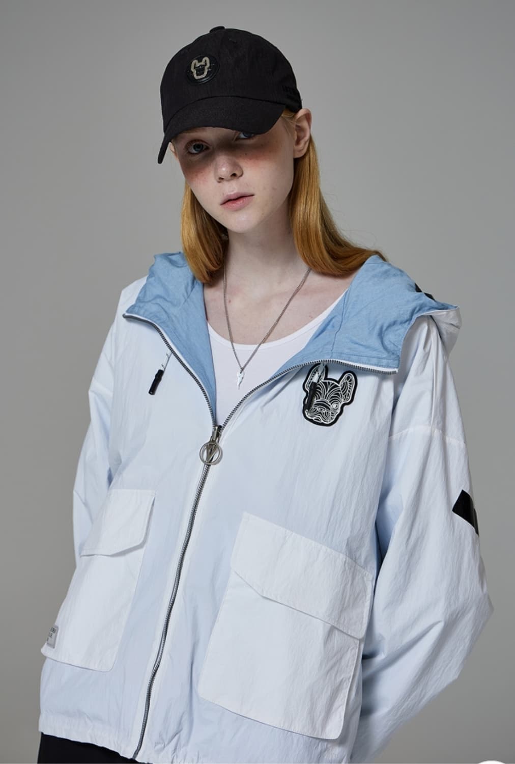 라이프워크 리버시블 바람막이 후드집업 점퍼 공용 상품이미지1