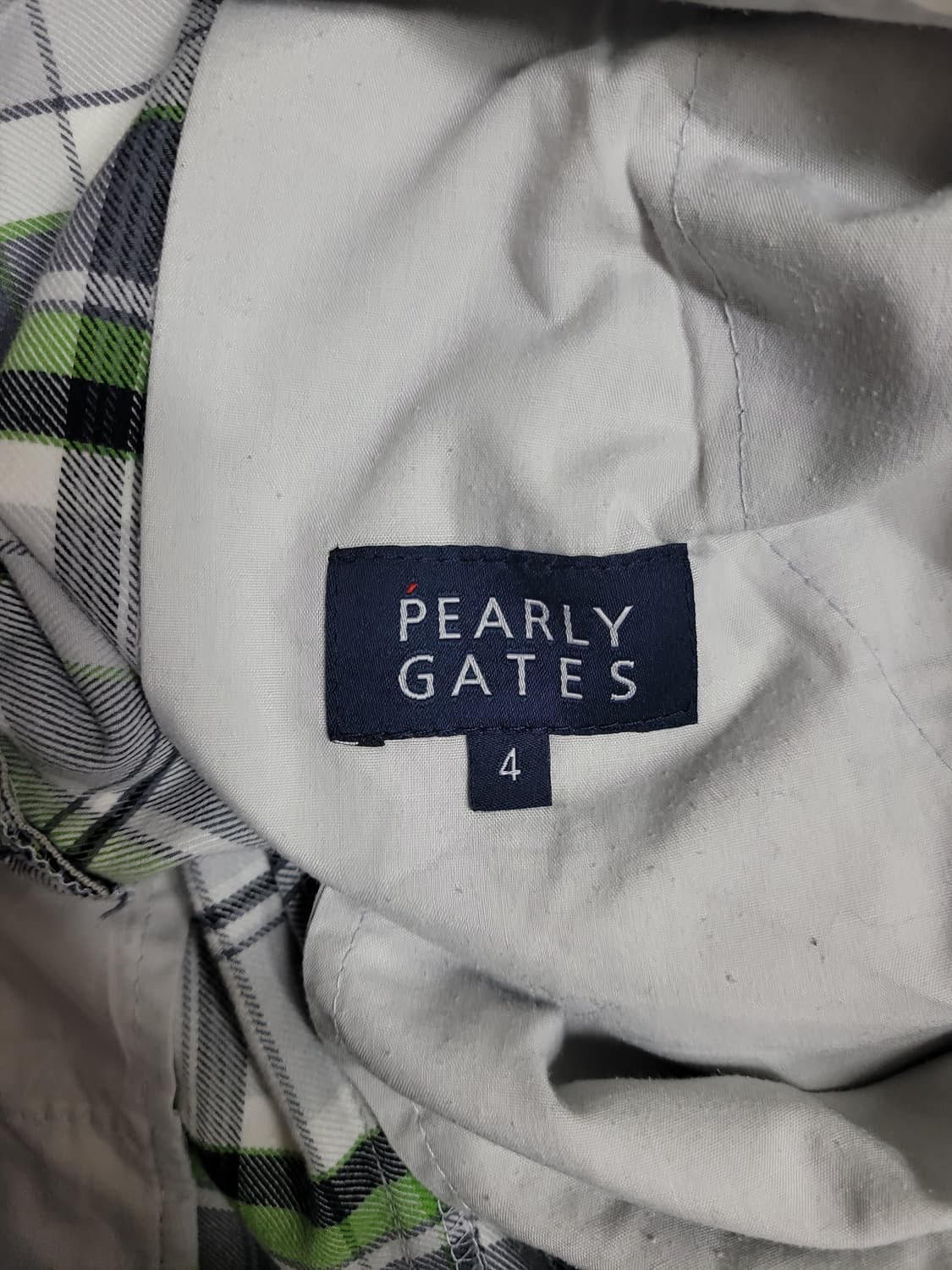 PEARLY GATES 체크 골프 바지 4사이즈 32 상품이미지6