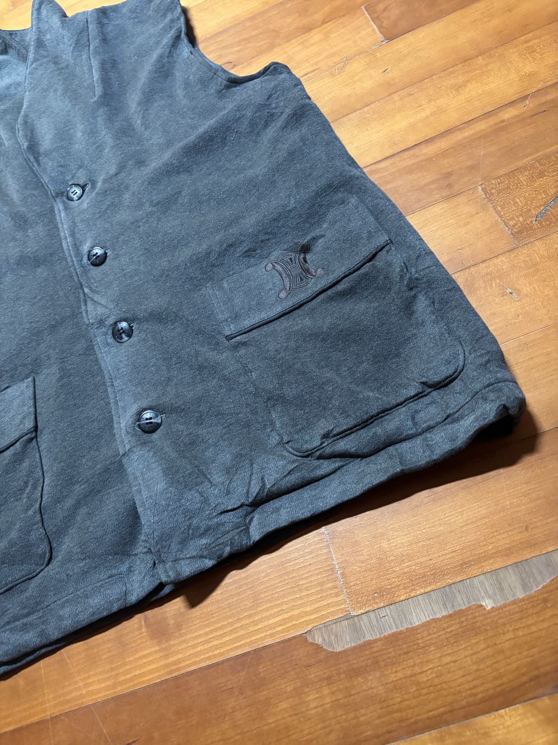 vintage celine half vest m size 상품이미지6