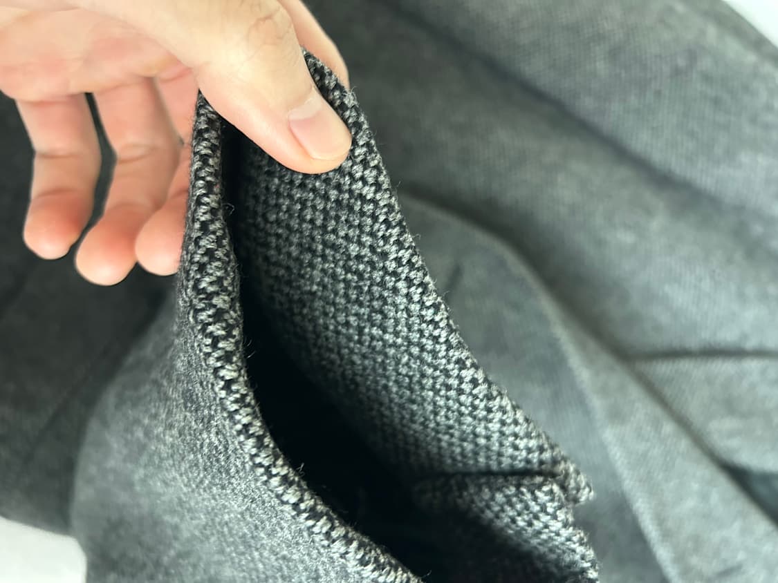 빈티지 아쿠아스큐텀 퓨어램스울 트위드 코트 상품이미지3