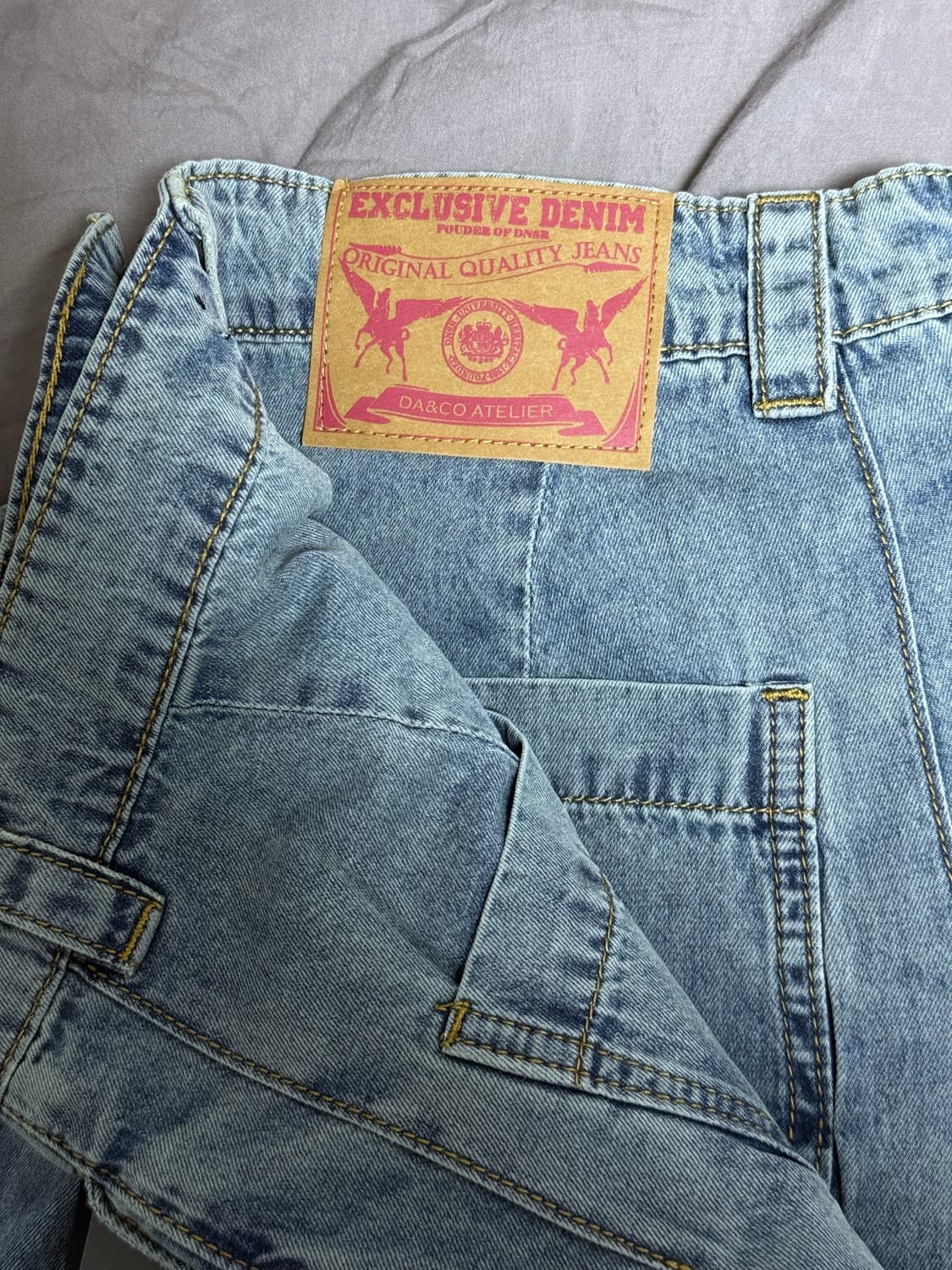 DNSR 디앤써 멀티플리츠 데님 블루 L 상품이미지9