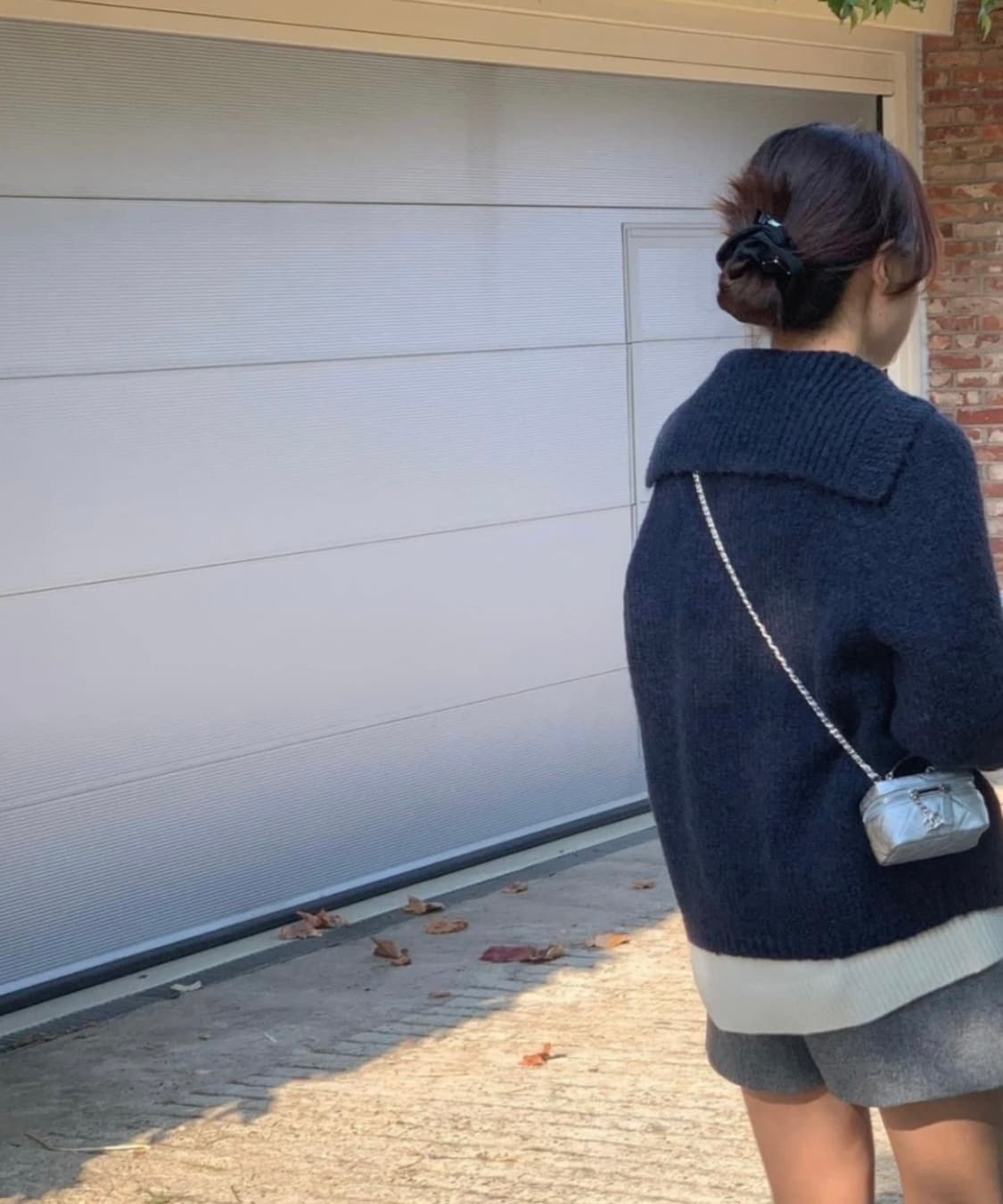 타낫 카라 니트 자켓 상품이미지2