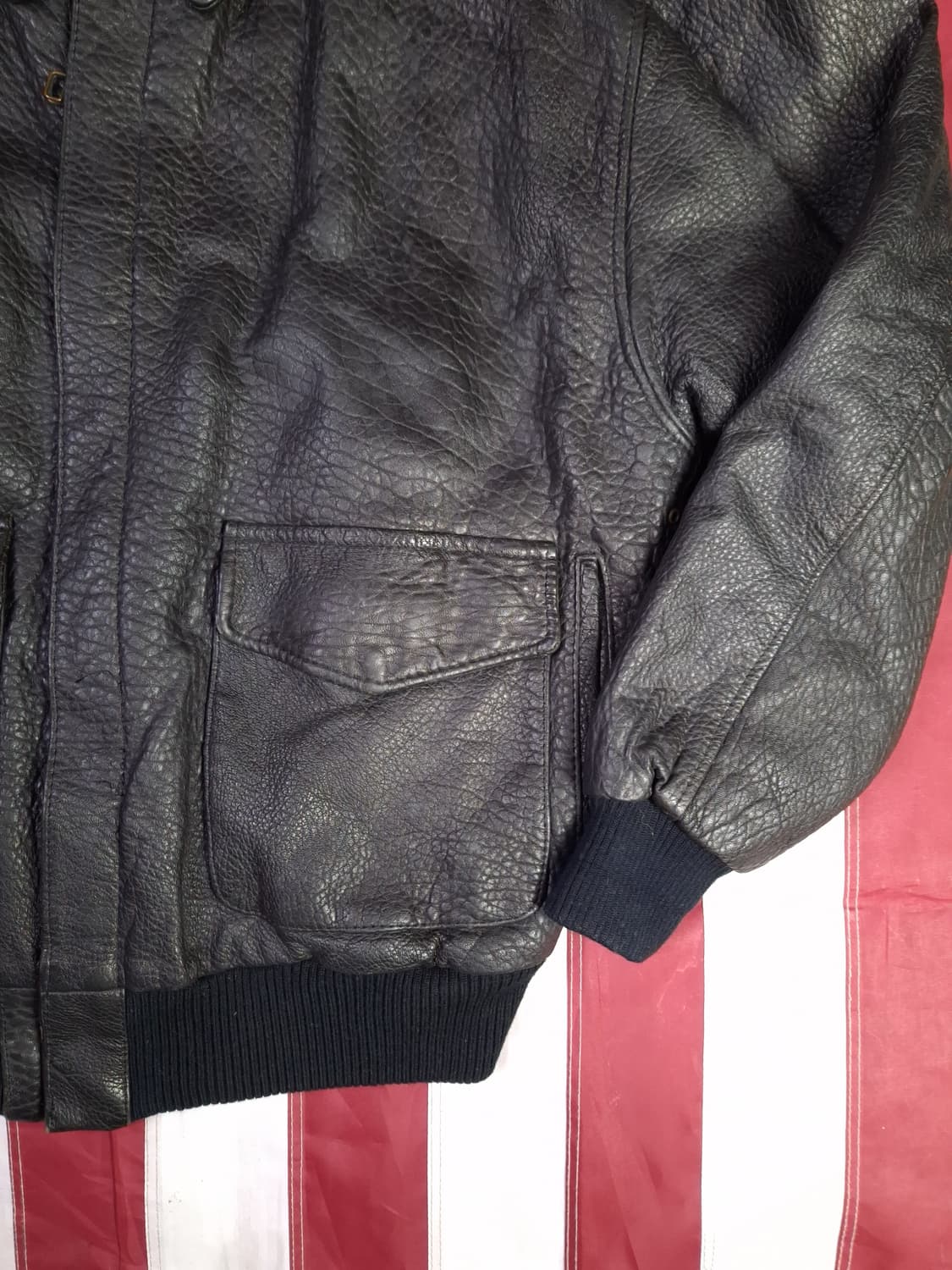 오리지날 아비렉스 미공군 A-2 리얼레더 항공자켓 상품이미지6