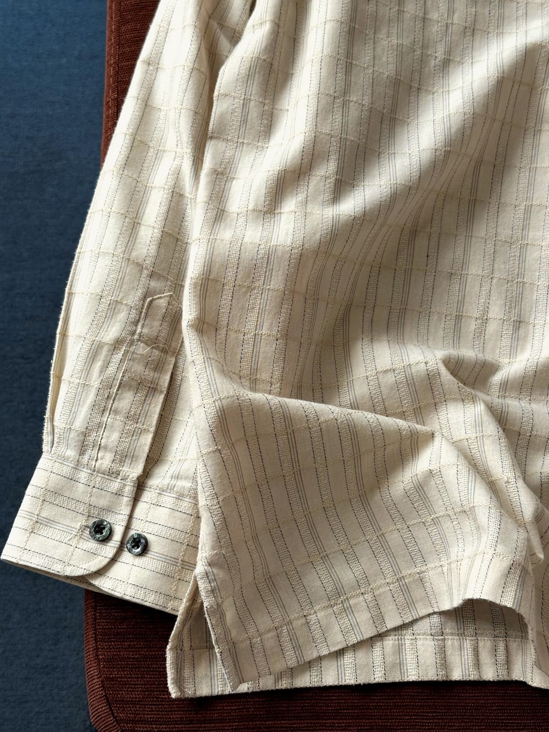 65/35 jacquard fabric design shirt 상품이미지8