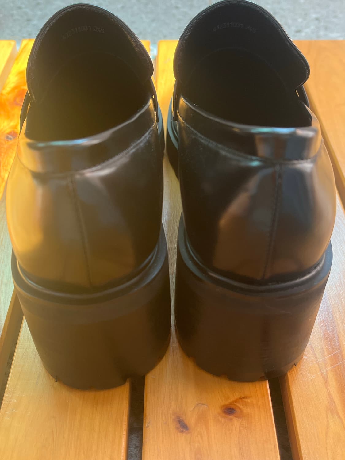 솔트앤 초콜릿 라운드 토 청키힐 펌프스 245 /한지민 엔믹스 규진 착용 상품이미지6