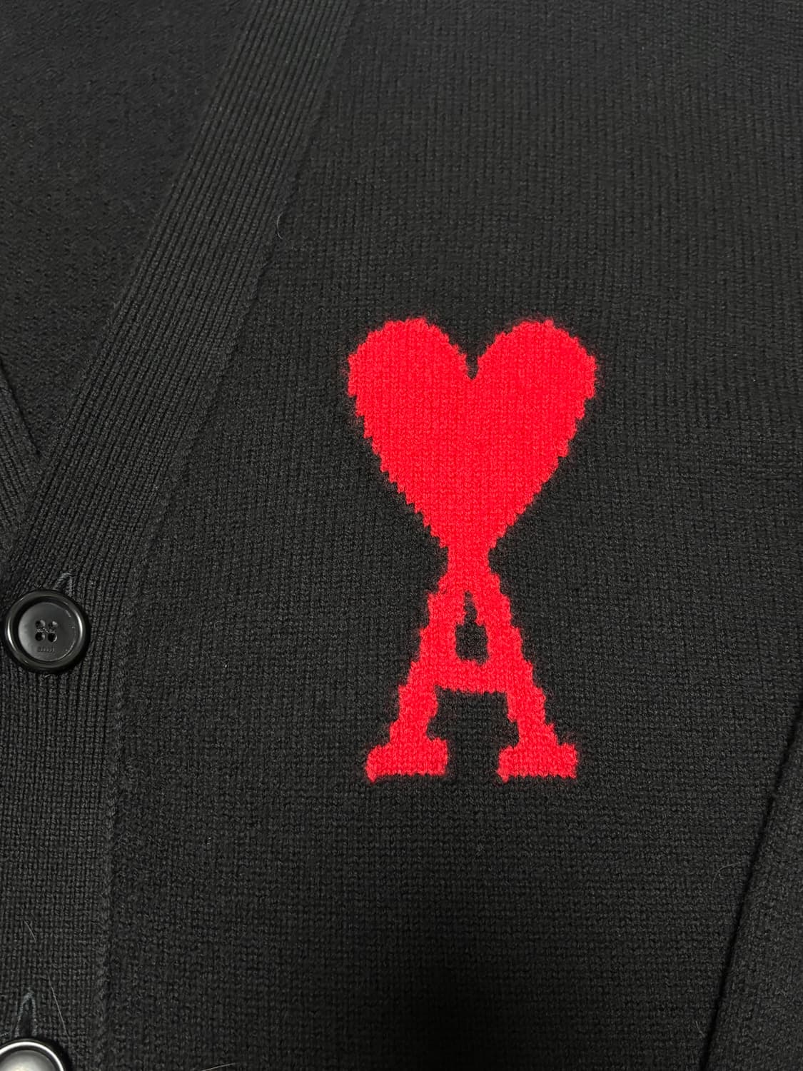 아미 빅하트 로고 가디건 [L] 상품이미지2