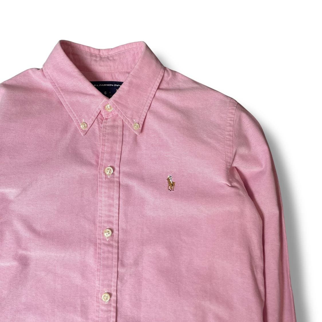 폴로랄프로렌 멀티포니 핑크 옥스퍼드 셔츠 6 상품이미지3