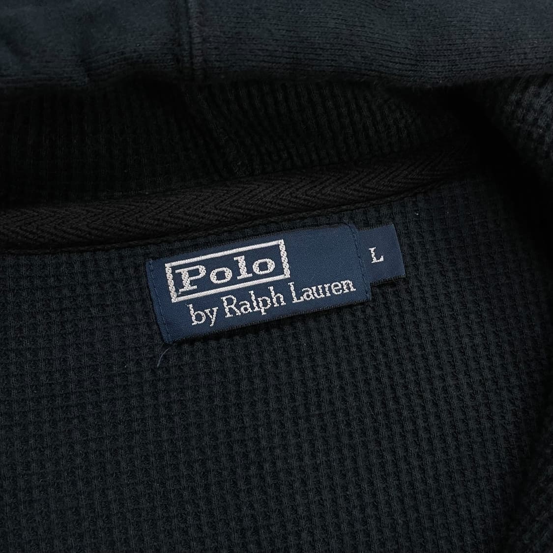 폴로 랄프로렌 포니 로고 써멀 후드집업 다크네이비 상품이미지4