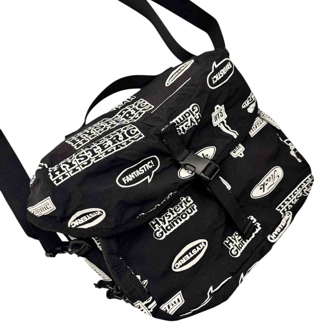 히스테릭글래머 프린티드 숄더백 블랙 상품이미지5