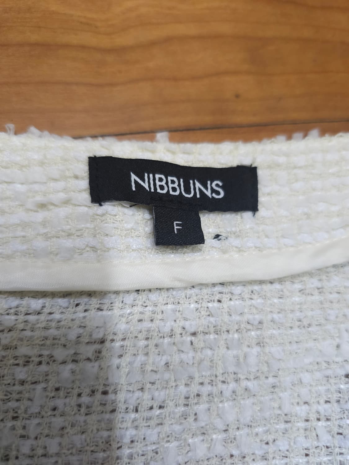 니쁜스 트위드 가디건형 자켓 상품이미지6