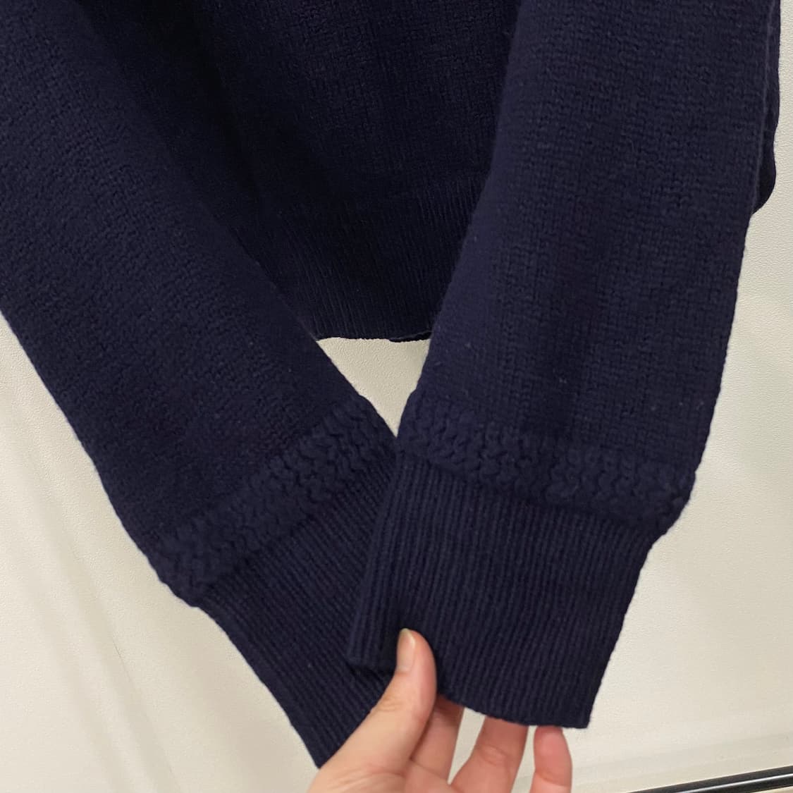 폴로 랄프로렌 램스울 숄카라 쿼터집업 니트 상품이미지5