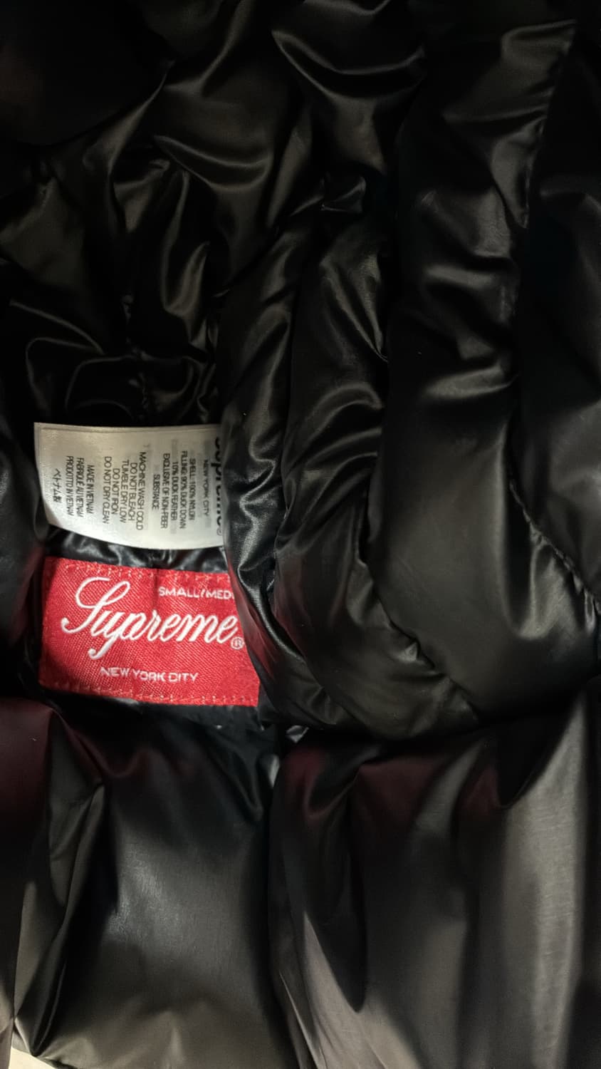 슈프림 다운 트루퍼 블랙 새상품 상품이미지3