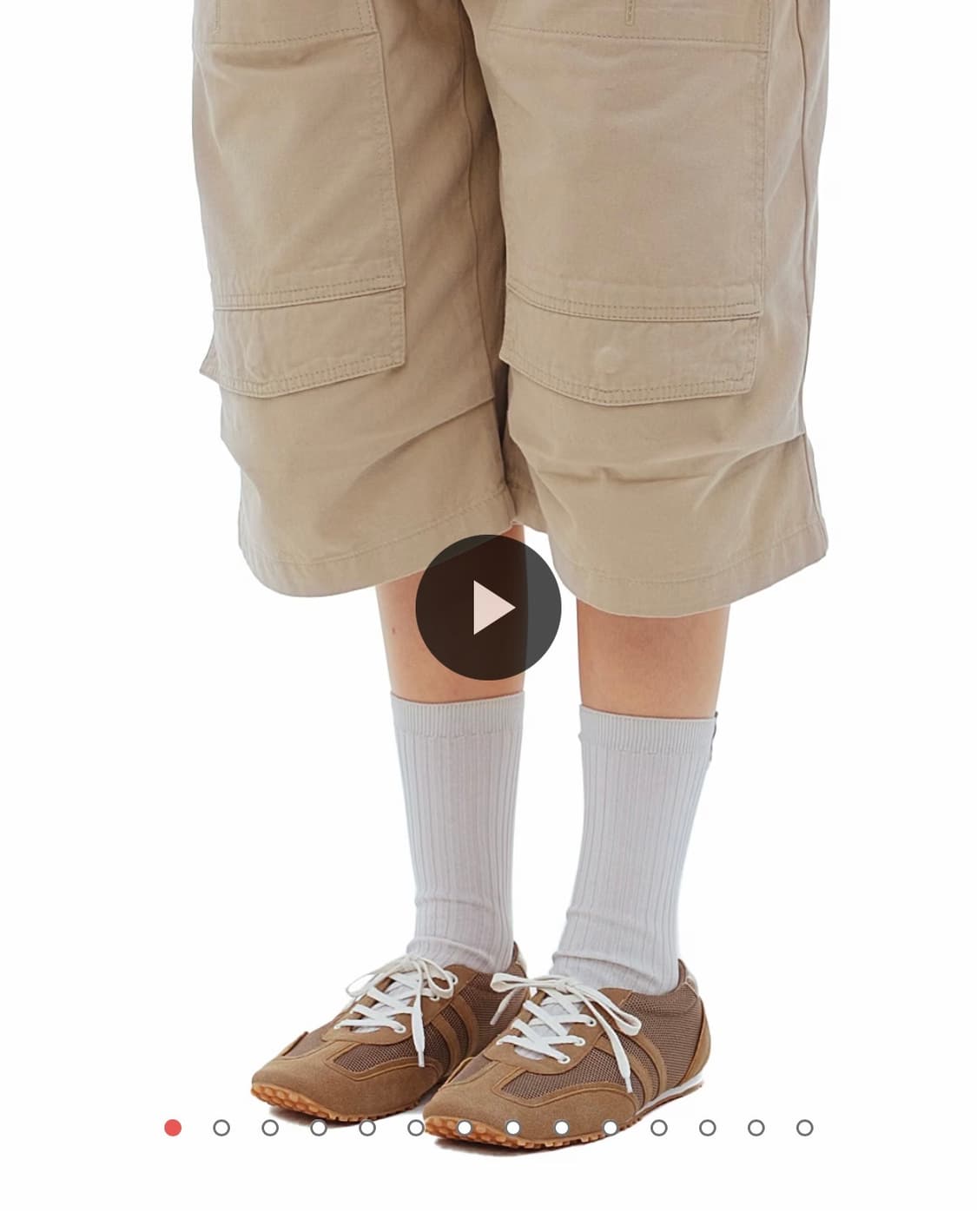 스탠드오일 머로우 스퀘어 스니커즈 브라운 상품이미지5