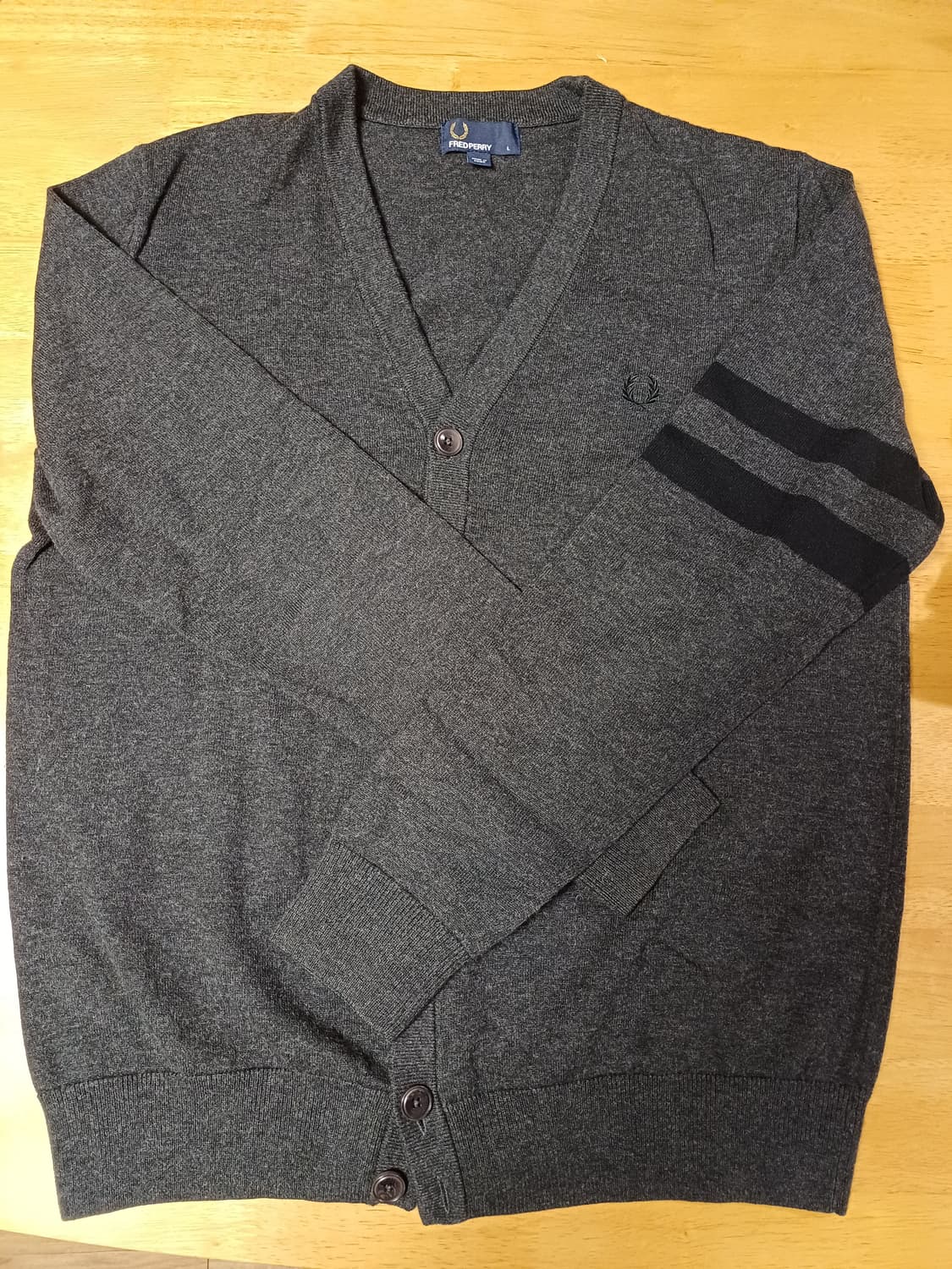 프레드페리 가디건 L 상품이미지1
