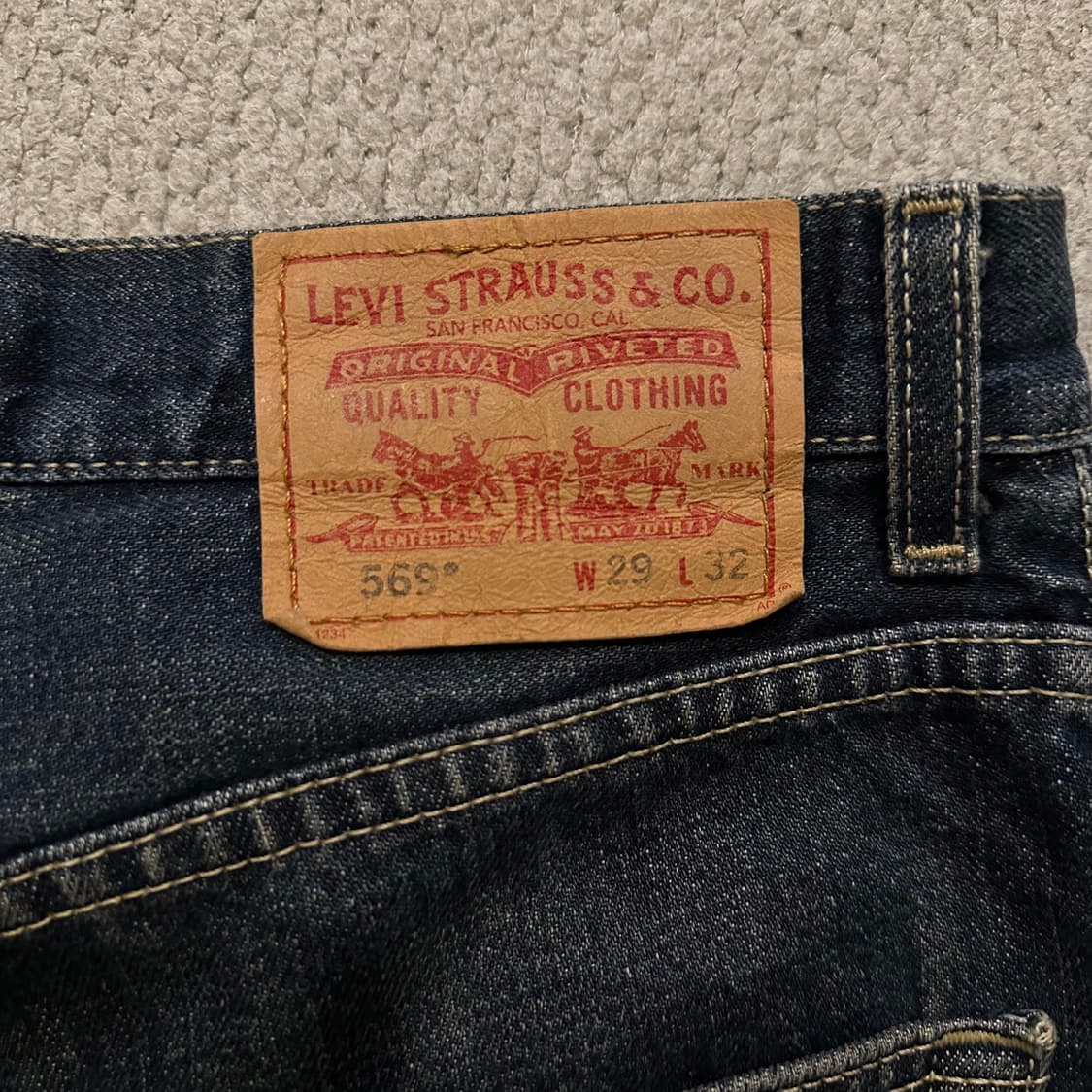 00s 리바이스 (Levis) 569 데님 29X32 상품이미지9