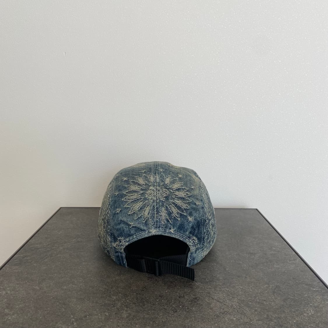 슈프림 반다나 워시드 데님 박스로고 캠프캡 모자 상품이미지4