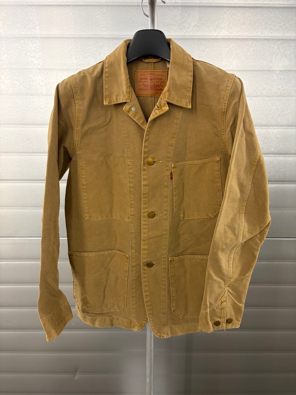 리바이스 레드탭 초어 워크 자켓 브라운 S 상품이미지2