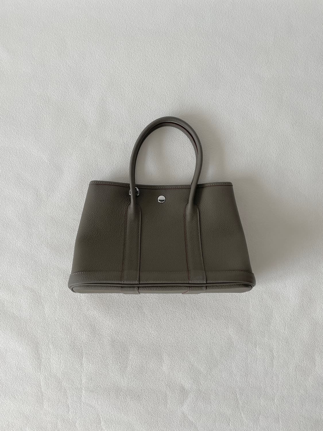 Pre owned 레더 토트백 상품이미지1