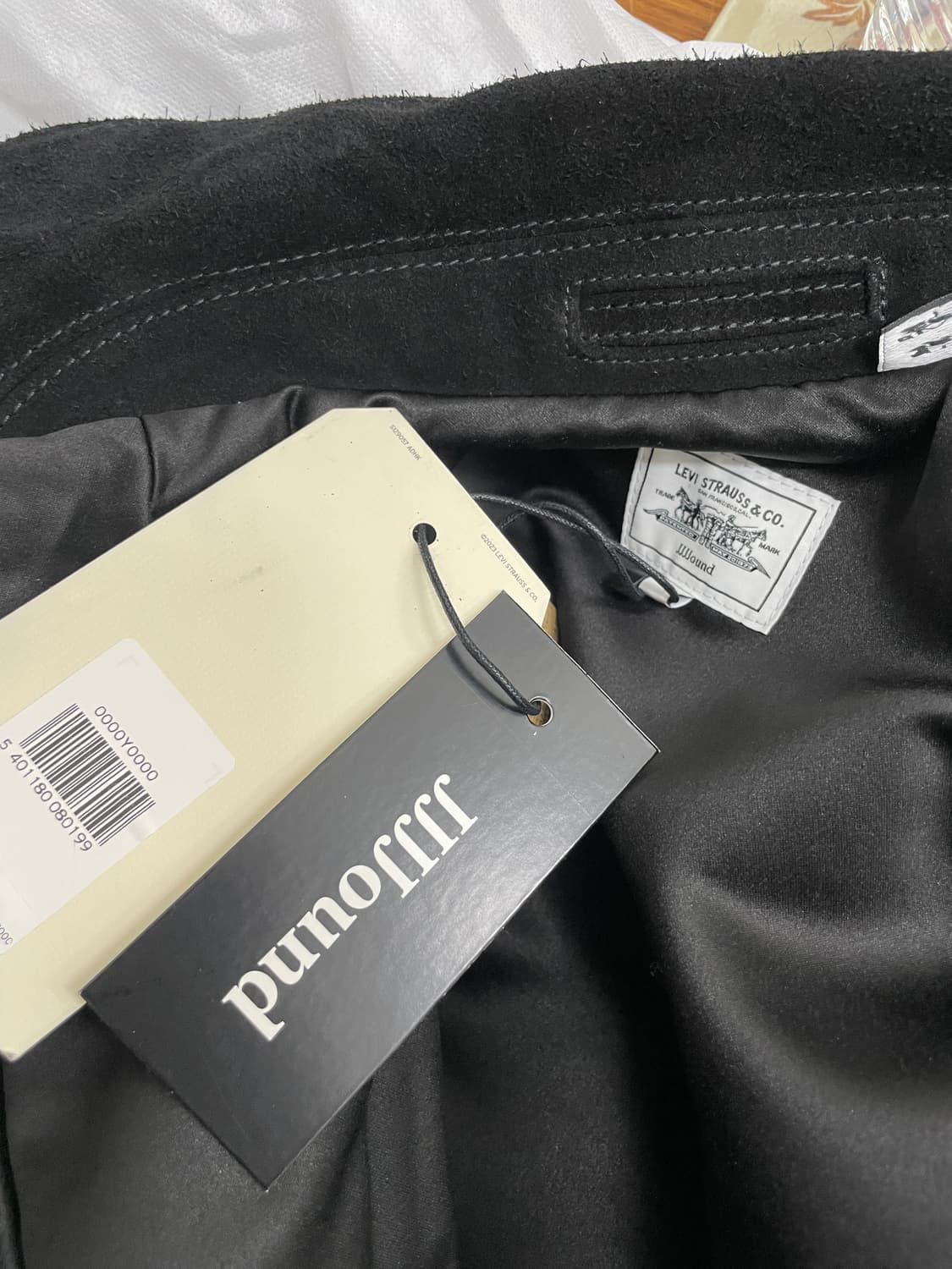 리바이스 자운드 블랙 스웨이드 코치 자켓 상품이미지7