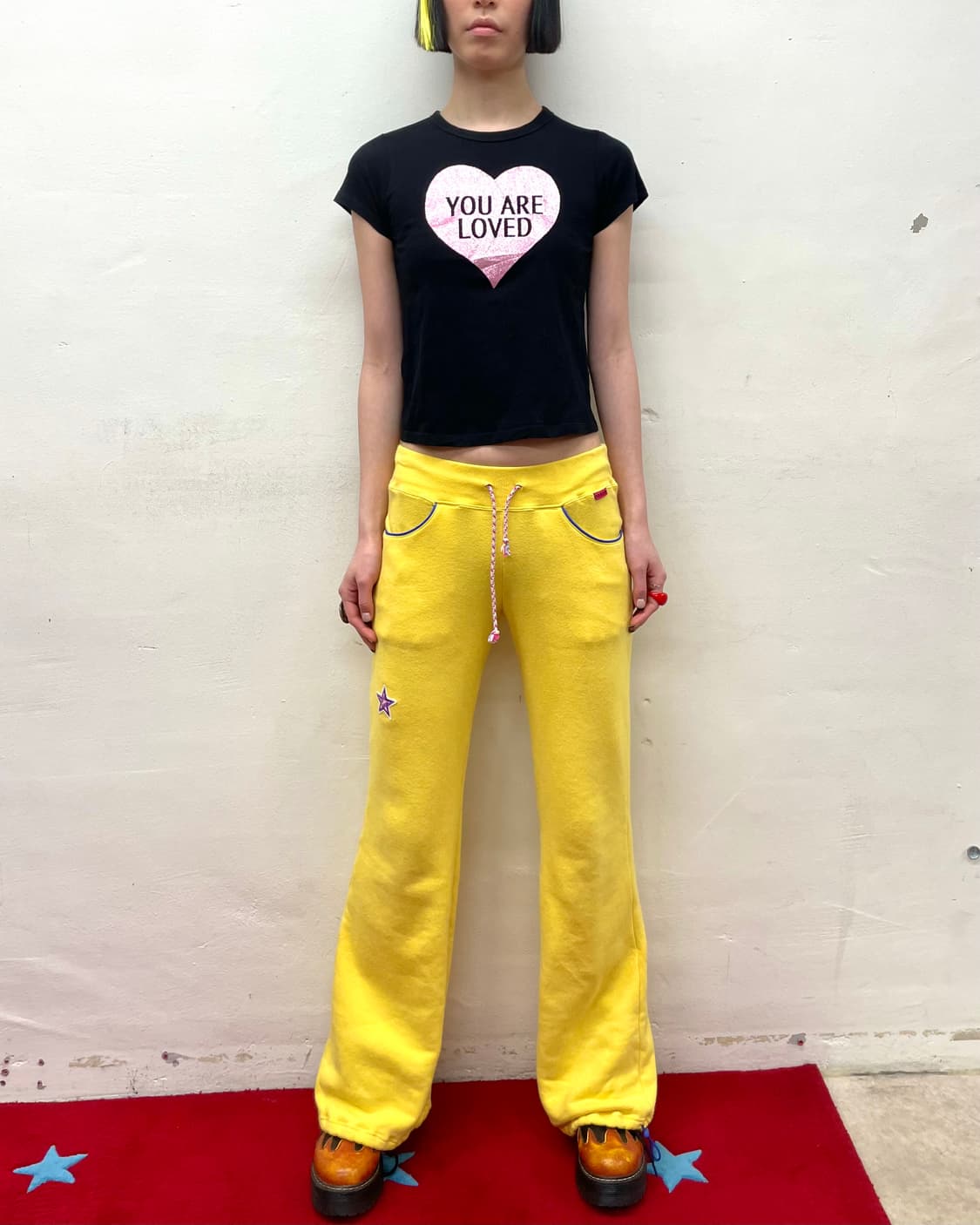 Glossy pink heart T-shirt 상품이미지2