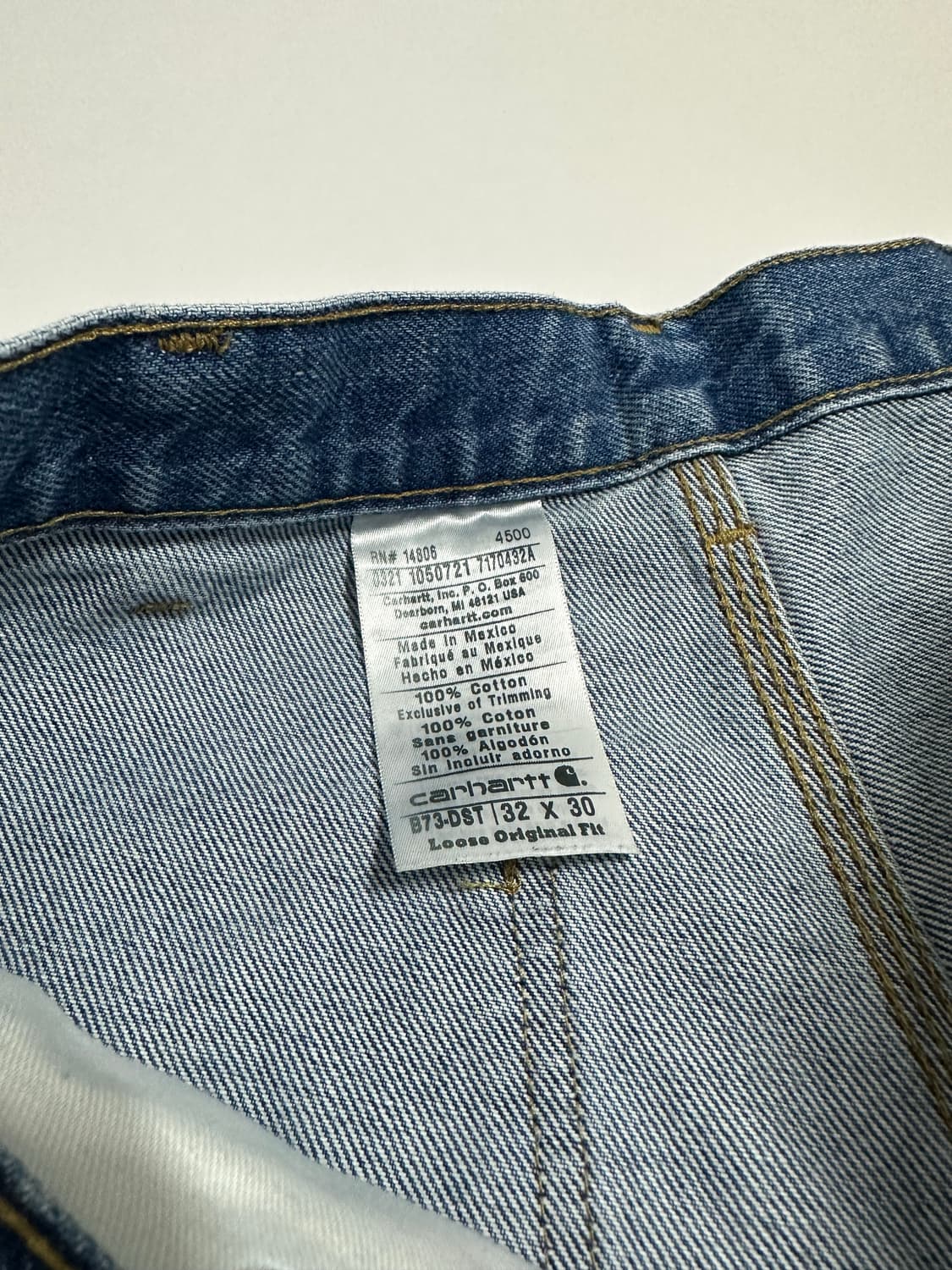 칼하트 더블니 B73 DST 32 상품이미지7