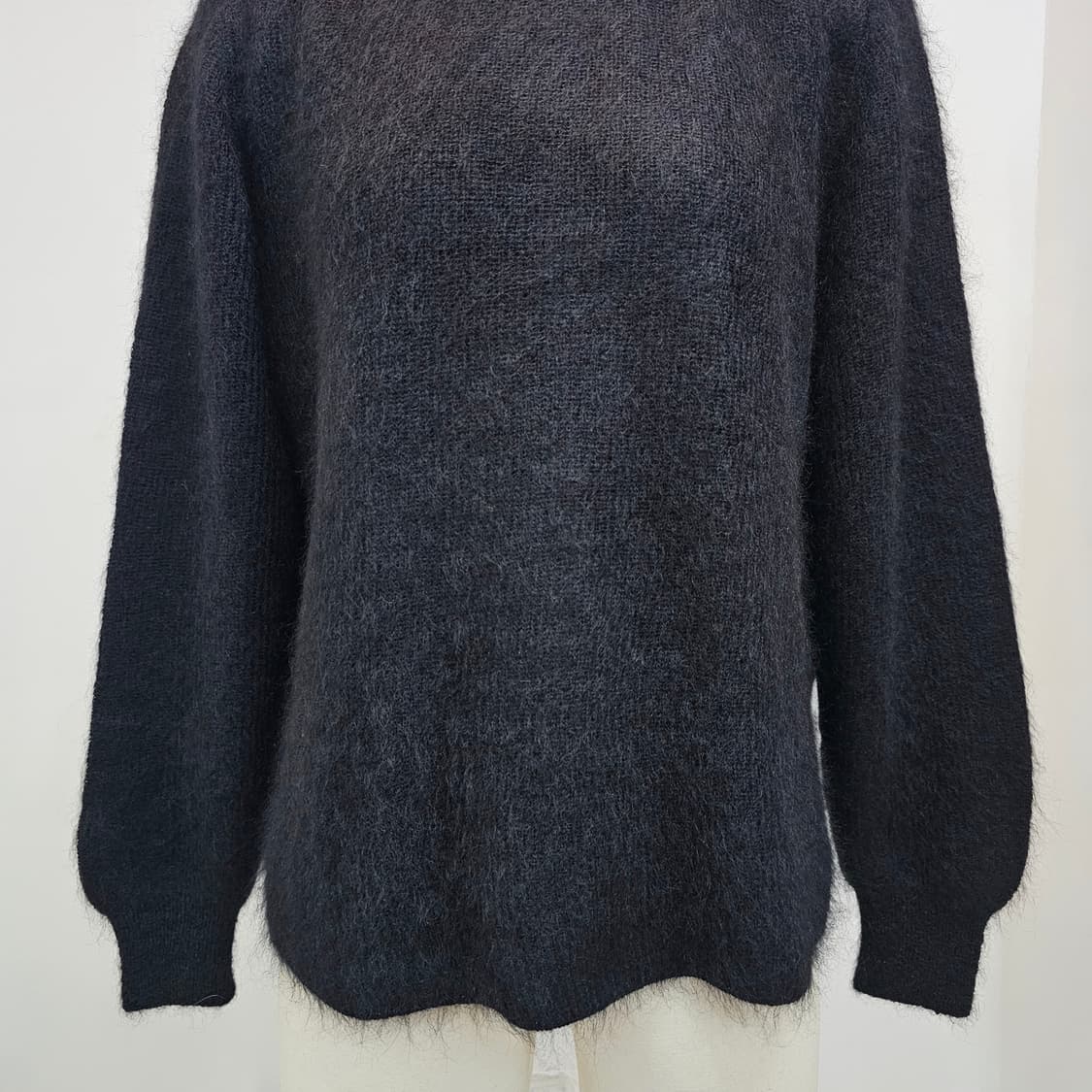 블랙 모헤어 카라 니트 상품이미지5