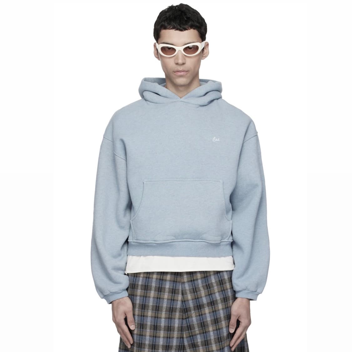 [XL]이알엘 ERL 26ss 로고 후드티/블루 상품이미지1