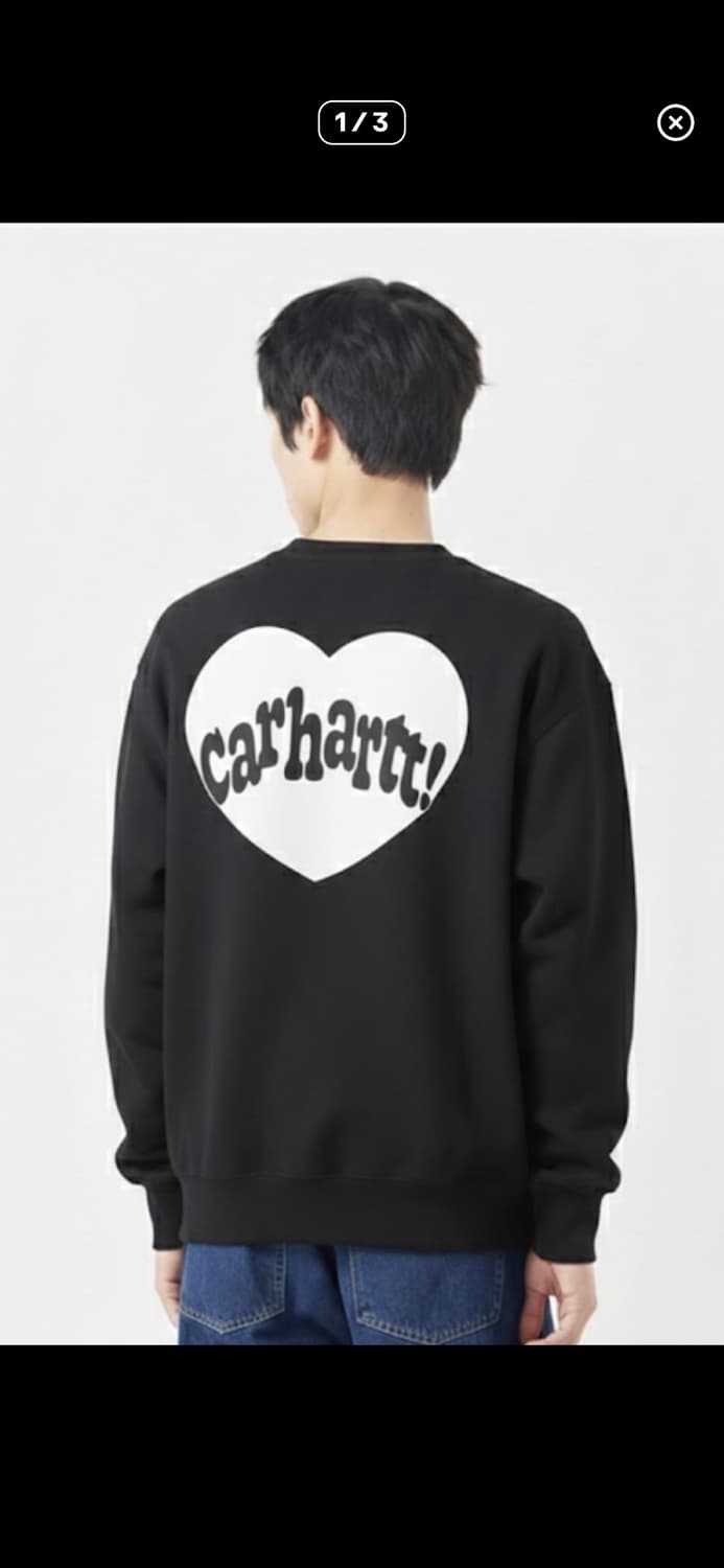 칼하트 윕 아모르 맨투맨 상품이미지3