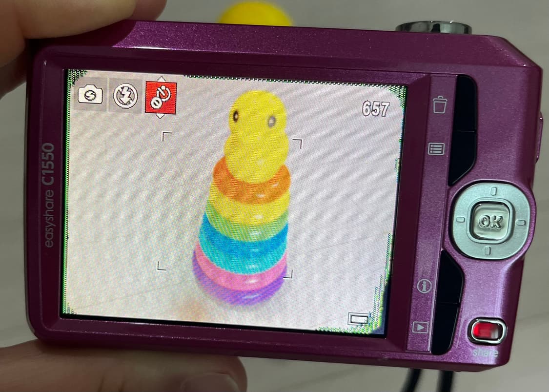 코닥 c1550 희귀 색상 핑크 키키 빈티지카메라 디카 상품이미지5