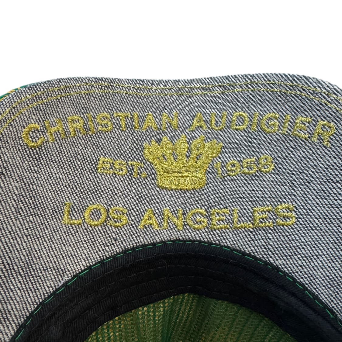 크리스찬 오디저 스컬 해골 타투 다이아몬드 트러커 볼캡 상품이미지4