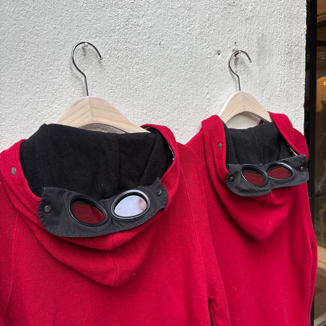 씨피컴퍼니 울 니트 고글 집업 자켓 상품이미지5