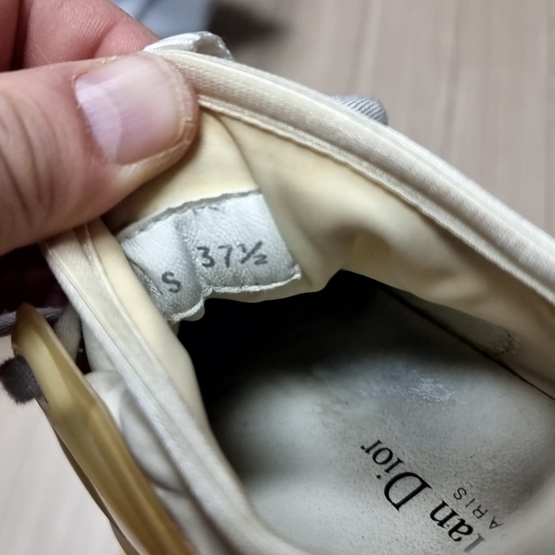 디올 화이트 벌키 스니커즈 운동화(37.5) 상품이미지6