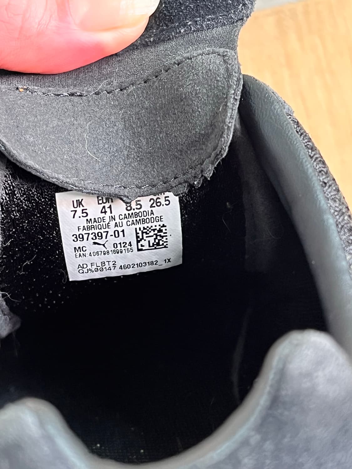 푸마X오픈와이와이 스피드캣 블랙 265 상품이미지5