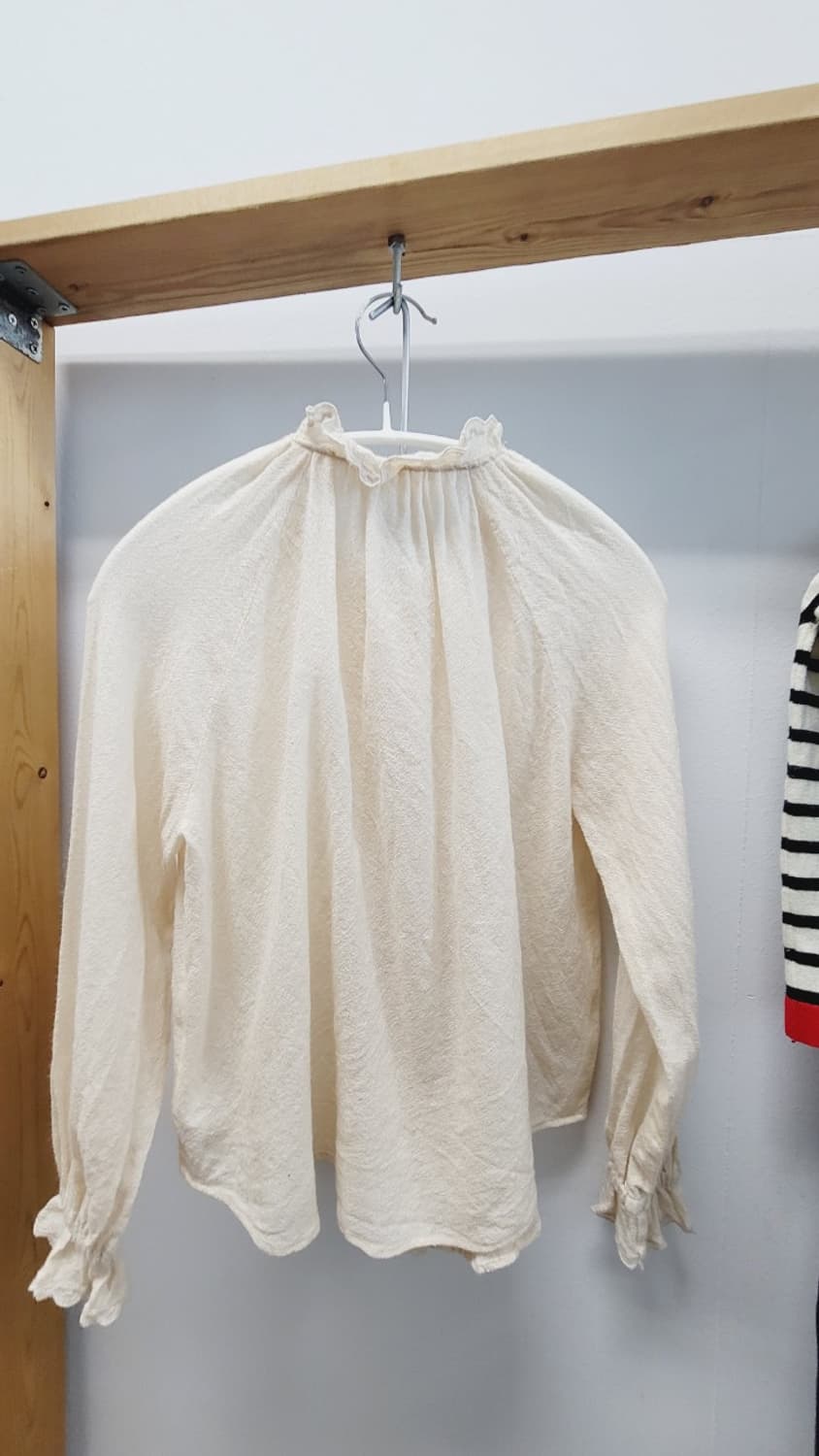 로렌 랄프로렌 스판셔링 원피스. 바네사브루노 프릴 울 블라우스 상품이미지10