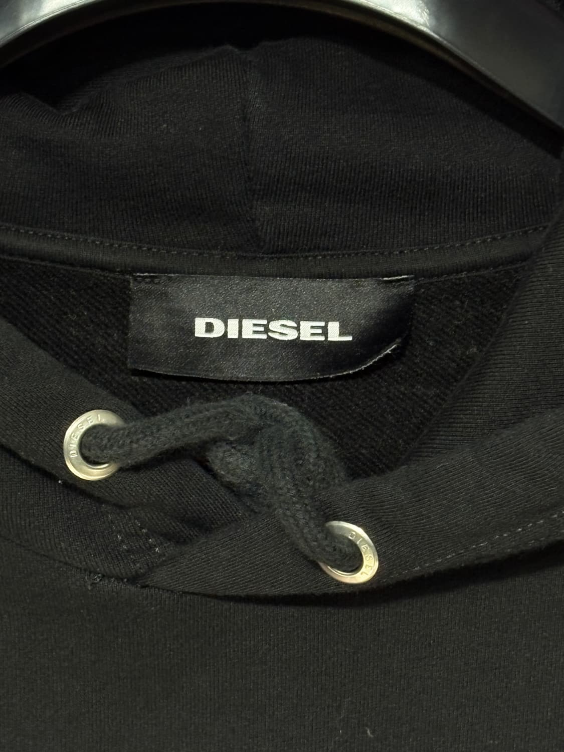 디젤 울프 블랙 후드티 상품이미지5