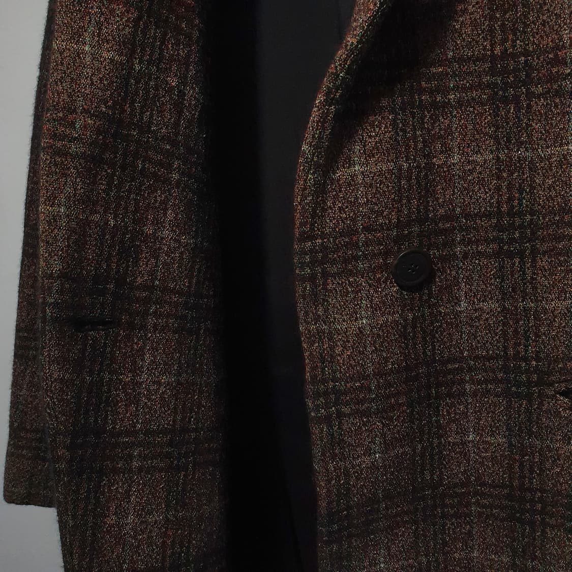 Theory 띠어리 울 플레이드 에센셜 체크 코트 한혜진 상품이미지8