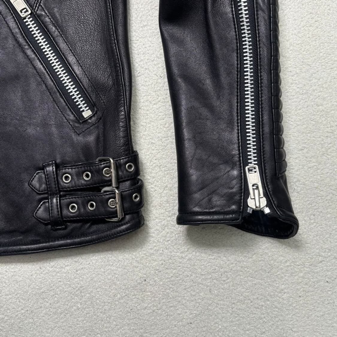 라이더 자켓 블랙 100 상품이미지2