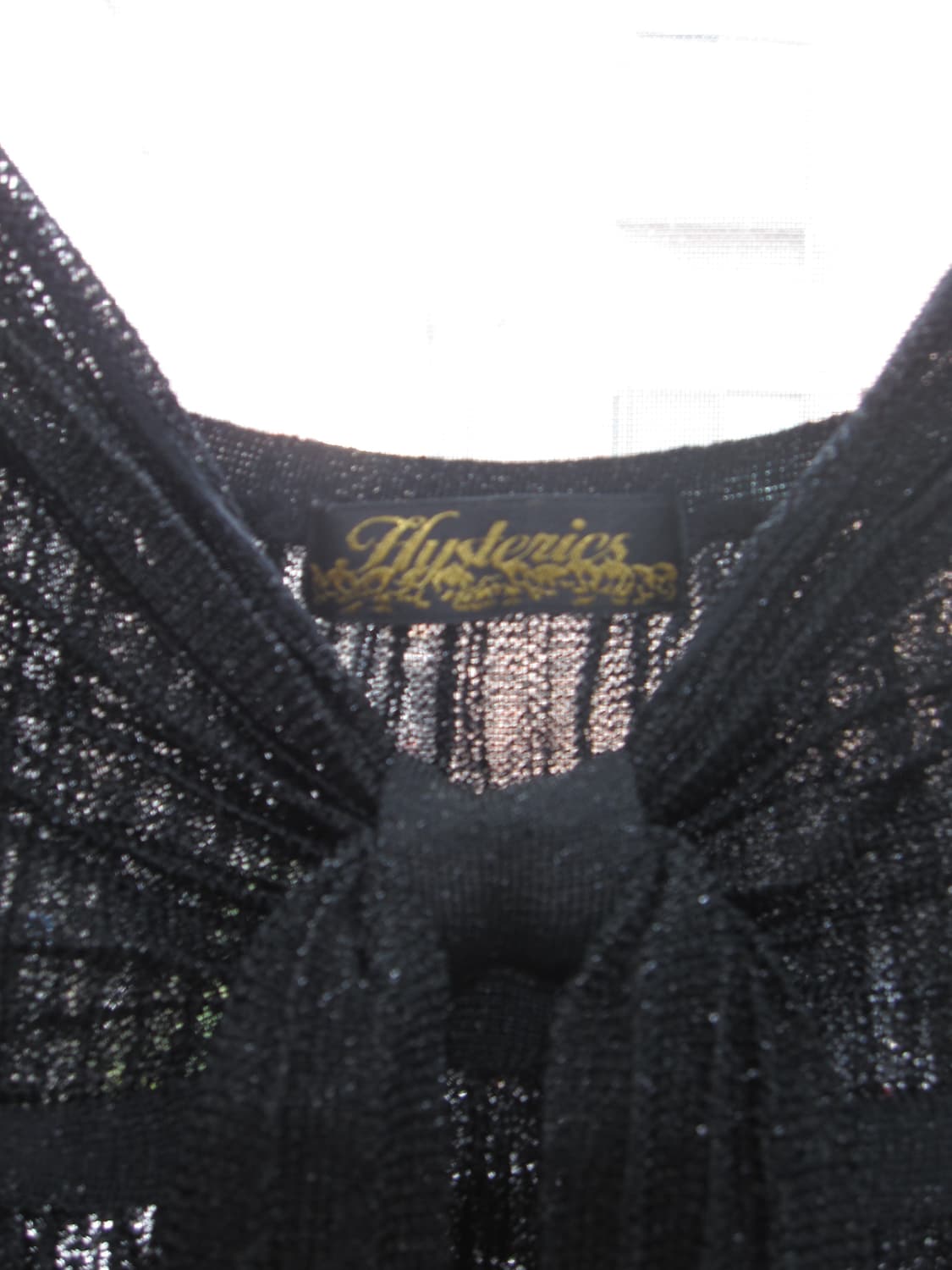 hysteric glamour black gliter sleeveless 상품이미지3
