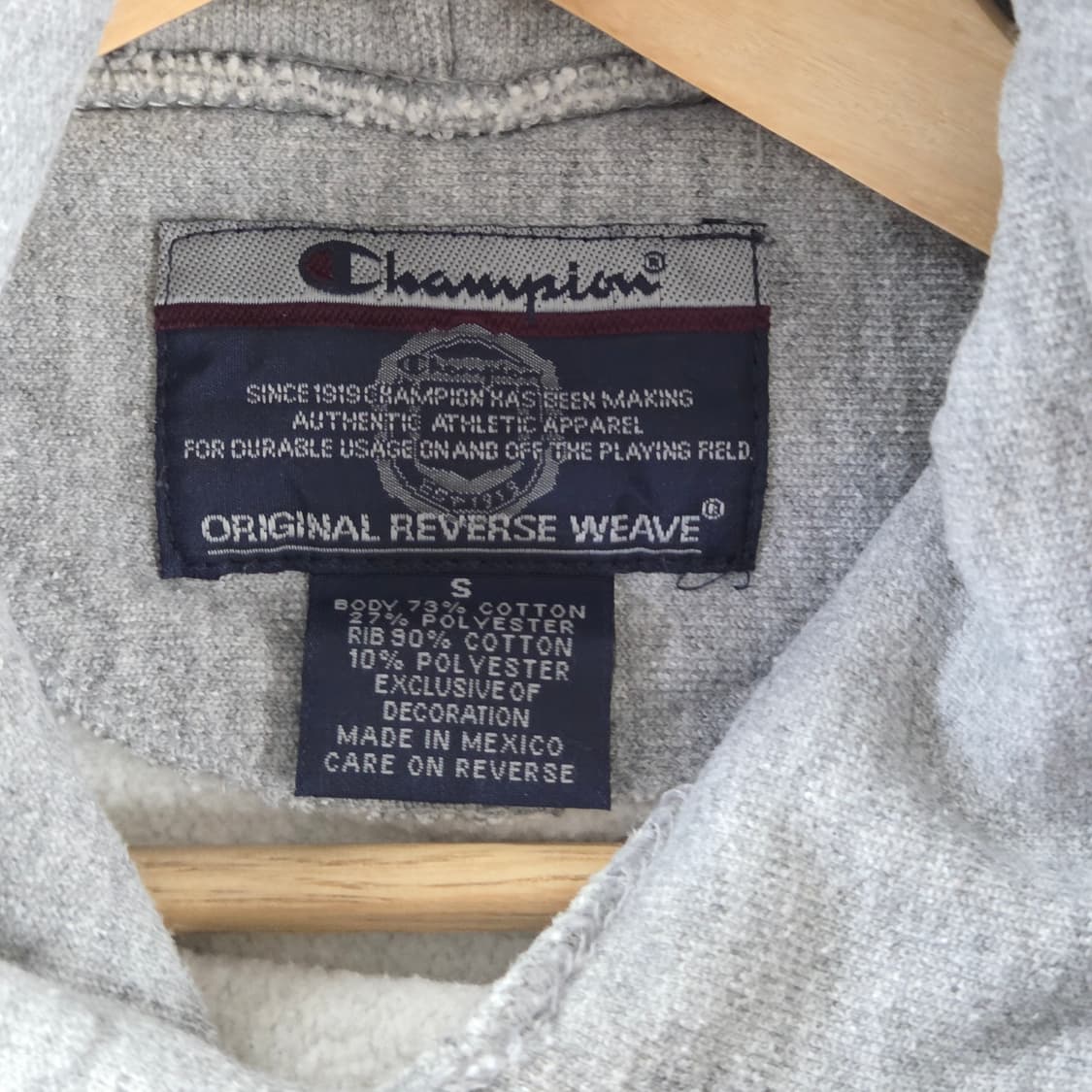 00s 챔피온 오리지널 리버스위브 기모 후드티 S  상품이미지4