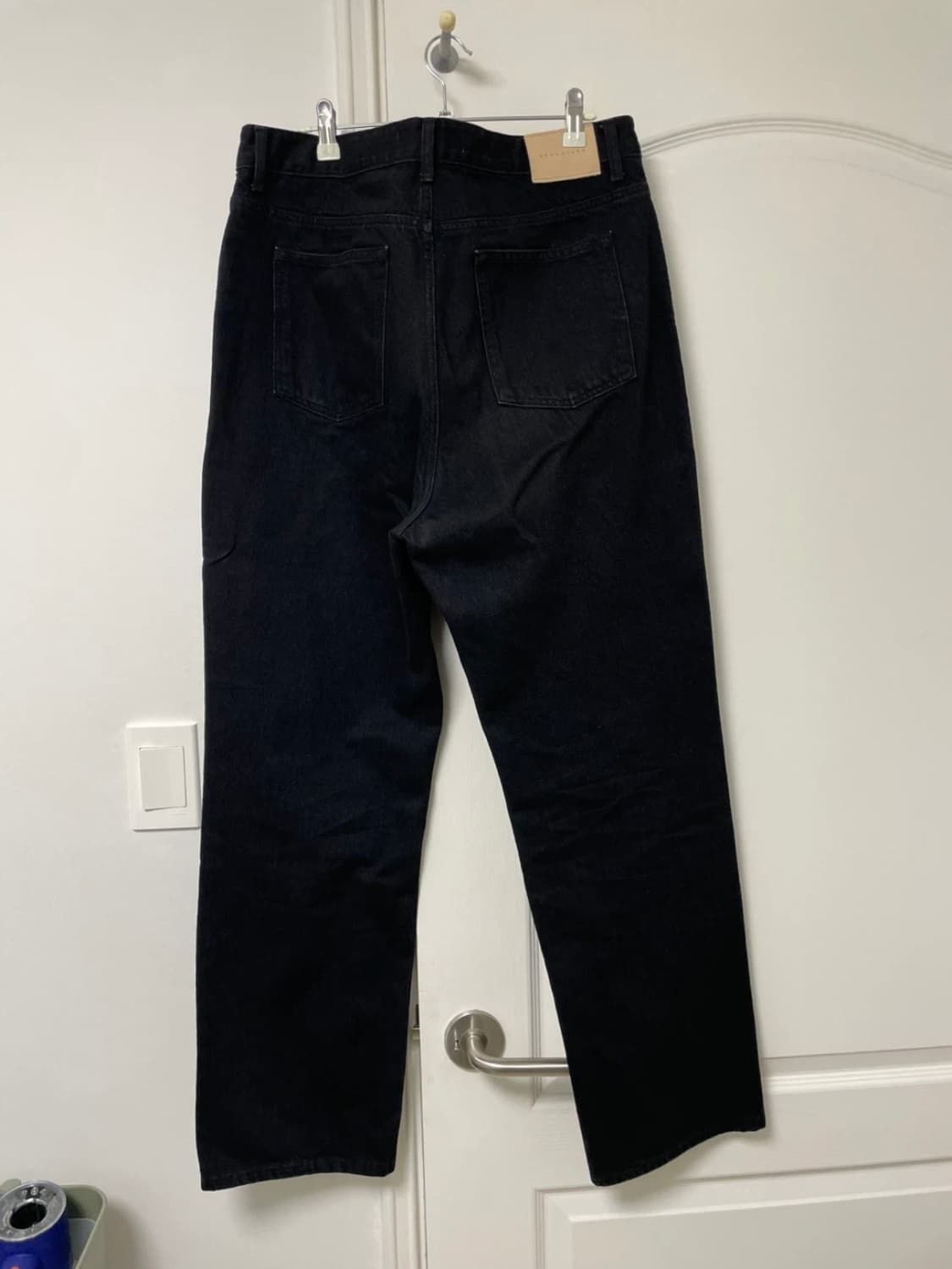 브라운야드 레귤러 데님 팬츠 5 사이즈 새상품급 블랙 상품이미지5