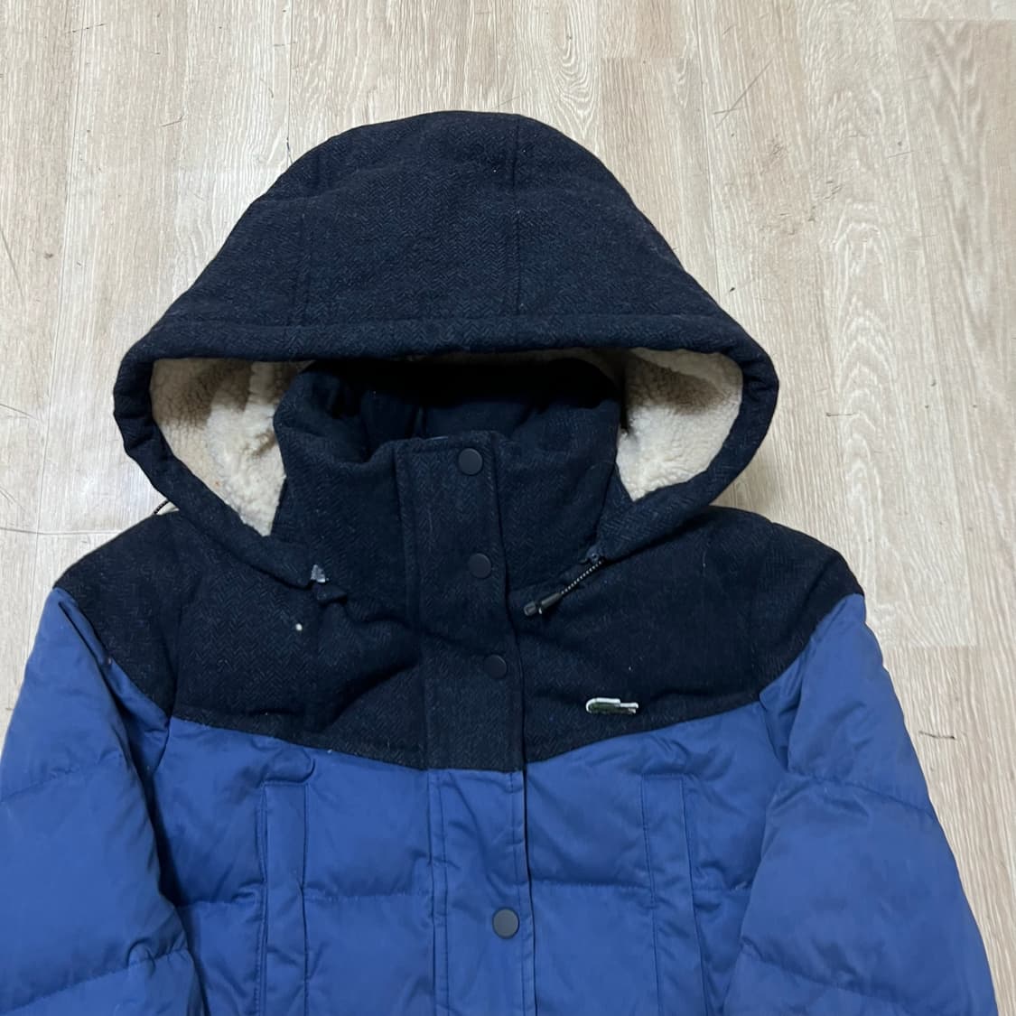 라코스테 와펜 로고 후드 패딩 S/90 상품이미지2